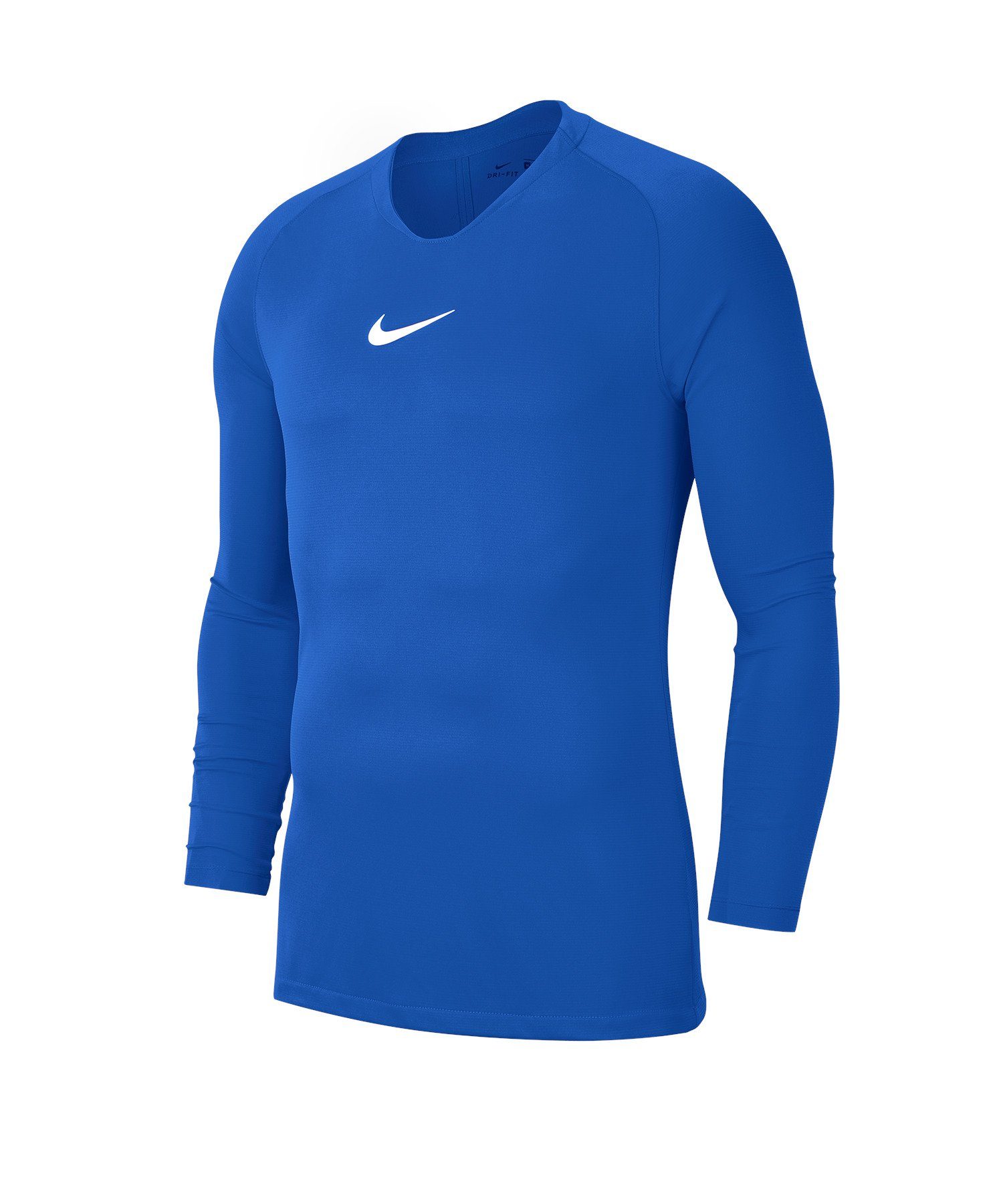 Nike Funktionsshirt Park First Layer Top Kids Daumenöffnung blauweissblau