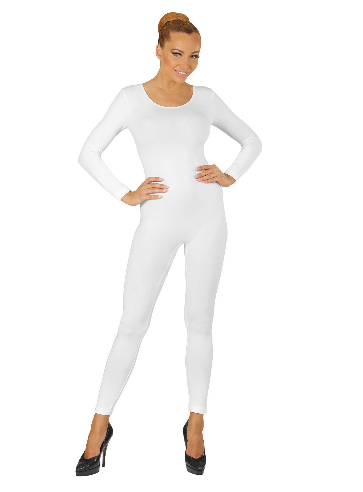 Kostüm Langer Body weiß