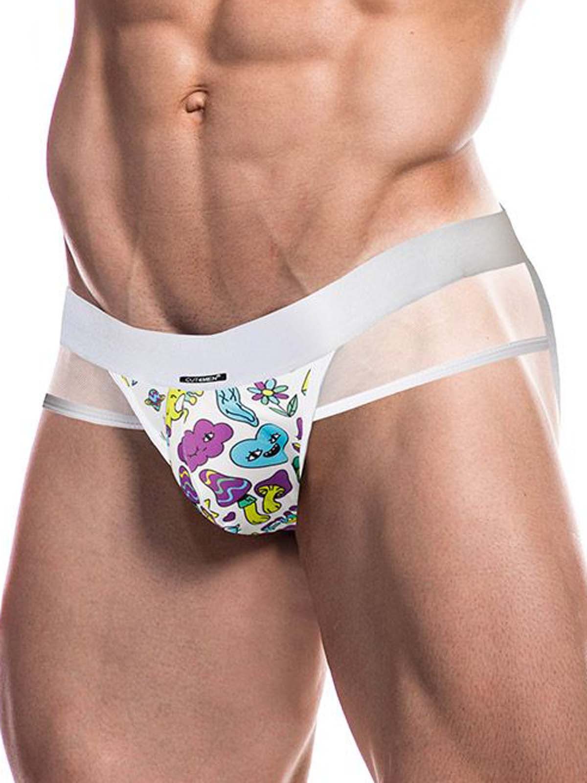 String Cut4Men Mixed Jockstrap Underwear Miami Ink M
