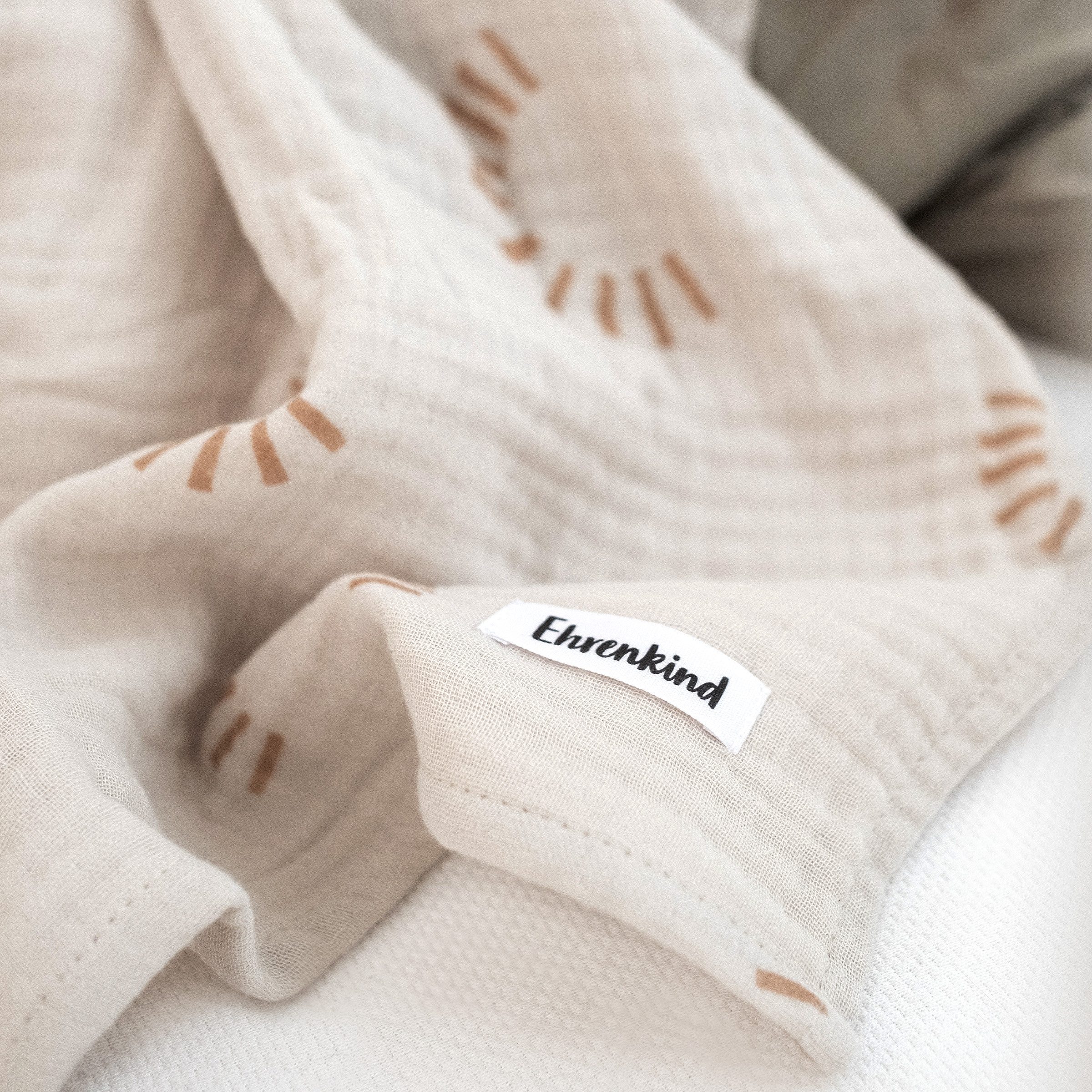 Ehrenkind Spucktuch Mulltücher-Set aus saugfähiger Musselin Bio-Baumwolle, (Sprucktücher Baby im 4er Set, Musselintücher Baby 70x70 cm), viele Einsatzmöglichkeiten wie Stoffwindeleinlage