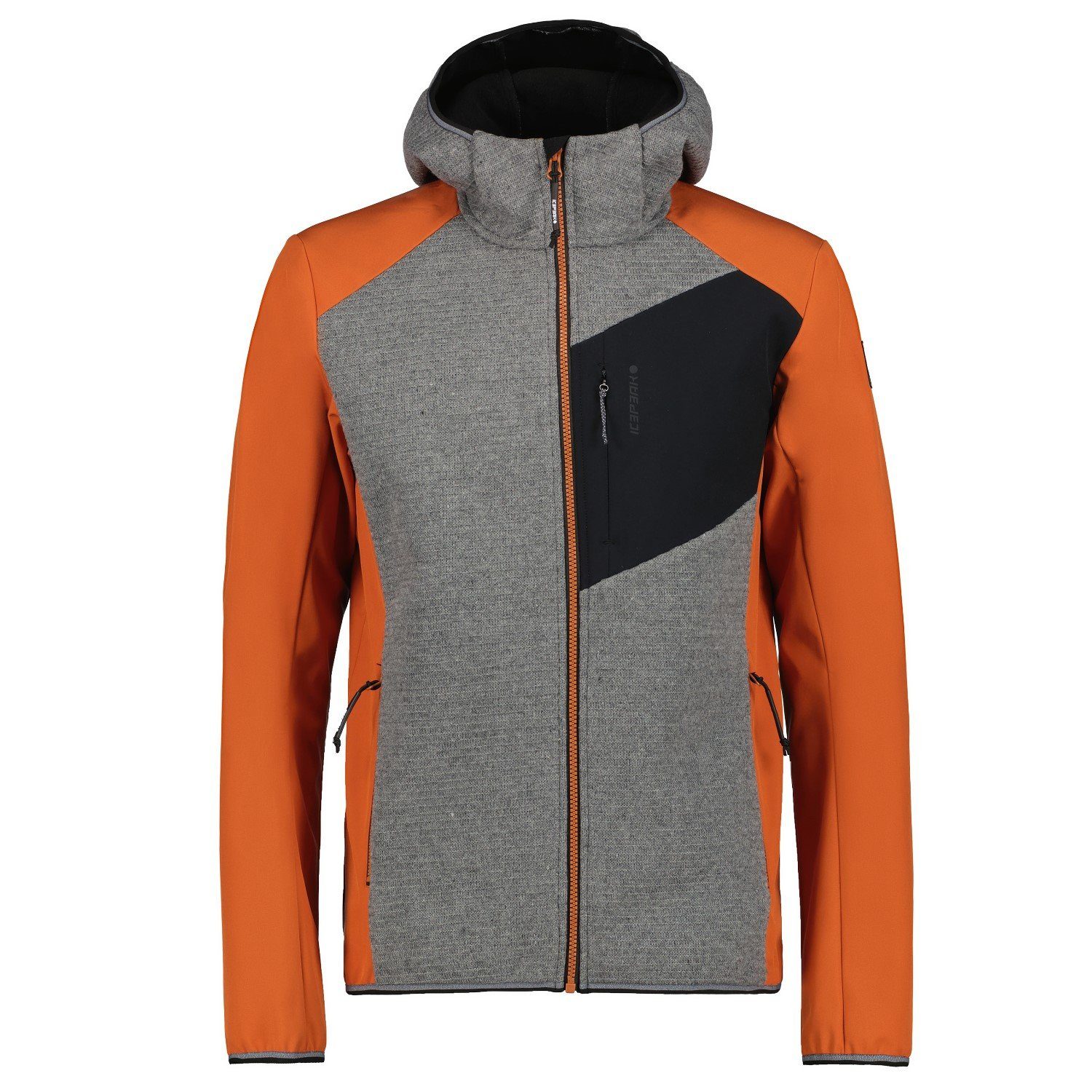 Herren Icepeak Softshelljacke Kapuze Danfort mit für Orange