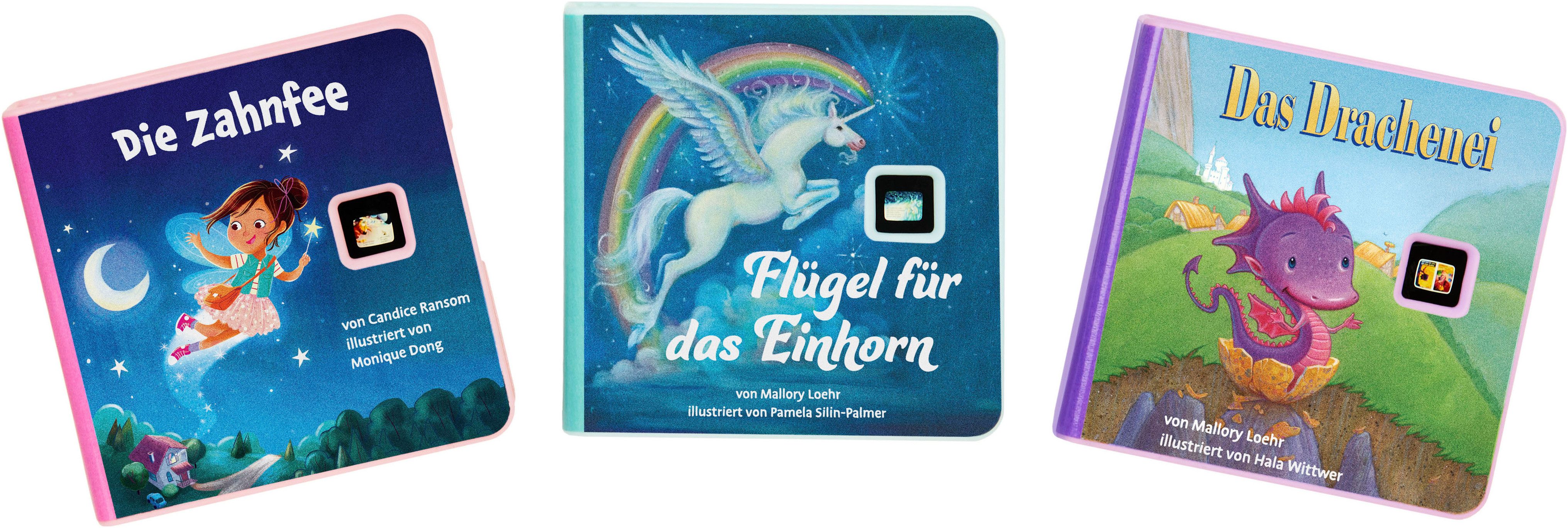 Little Tikes® Hörspielkassette Story Dream Machine, Magische Wesen, (Set, 4-St), passend für Story Dream Machine