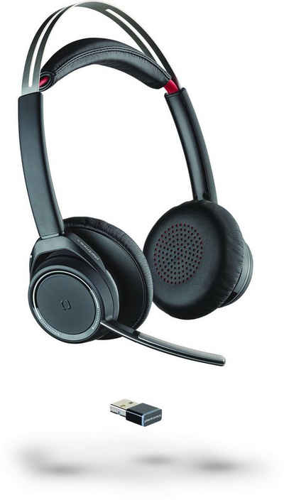 Poly Voyager Focus UC B825 (ohne LS) Kopfhörer (Active Noise Cancelling (ANC)