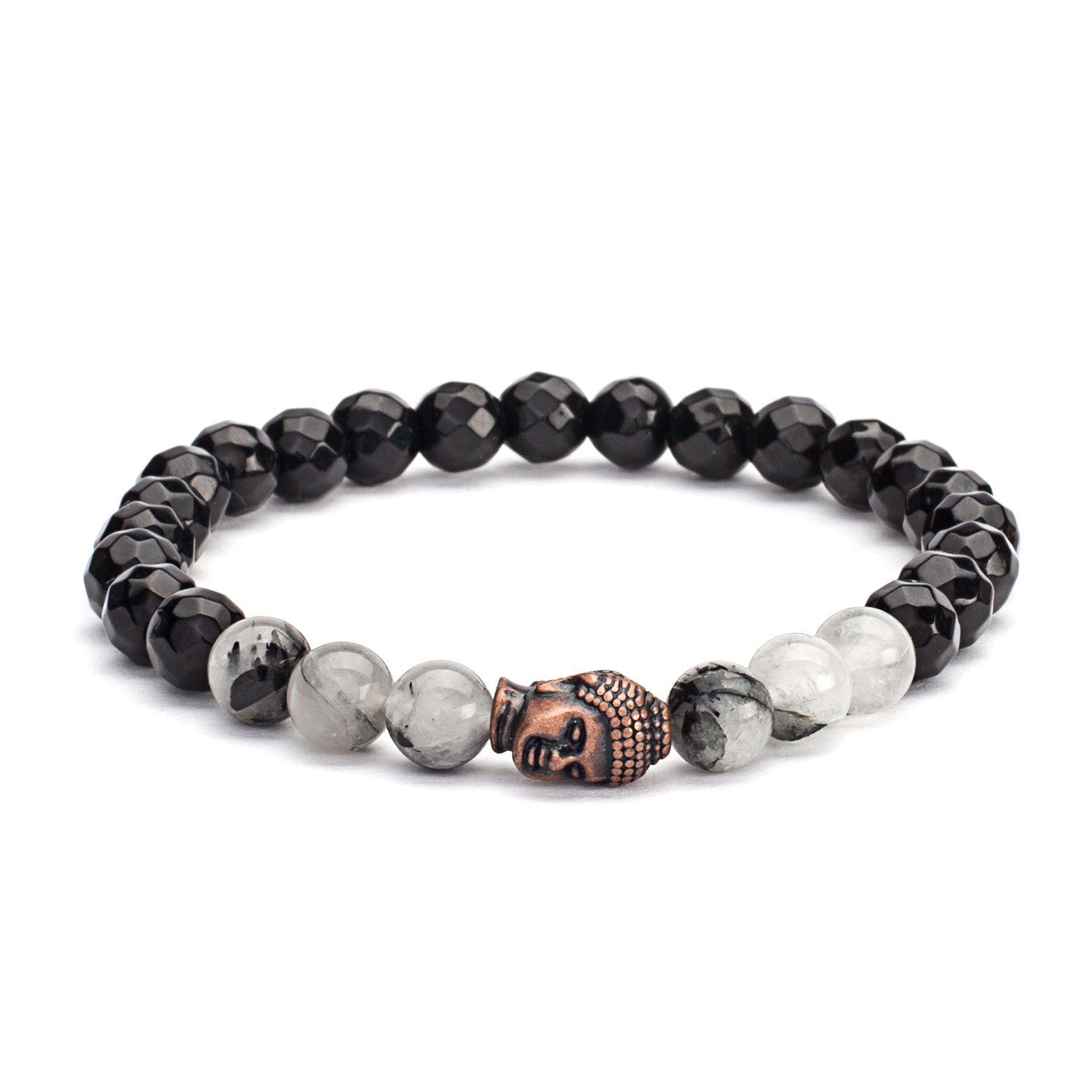 bodhi Perlenarmband Mala Armband mit schwarzem günstig online kaufen