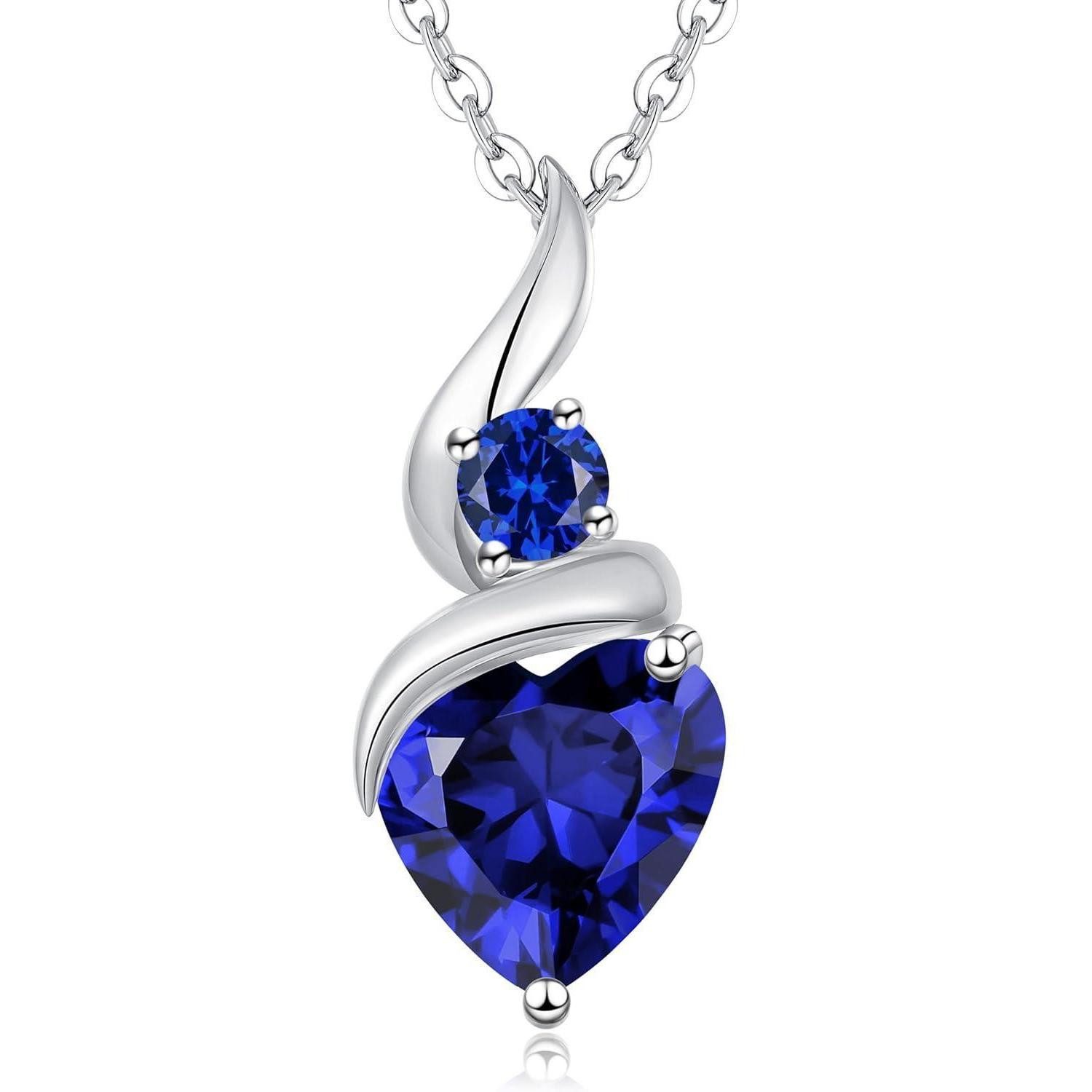 Kette mit Anhänger Kette Damen Infinity Herz Anhänger 925 Silber SterlingSilber-09-Sep