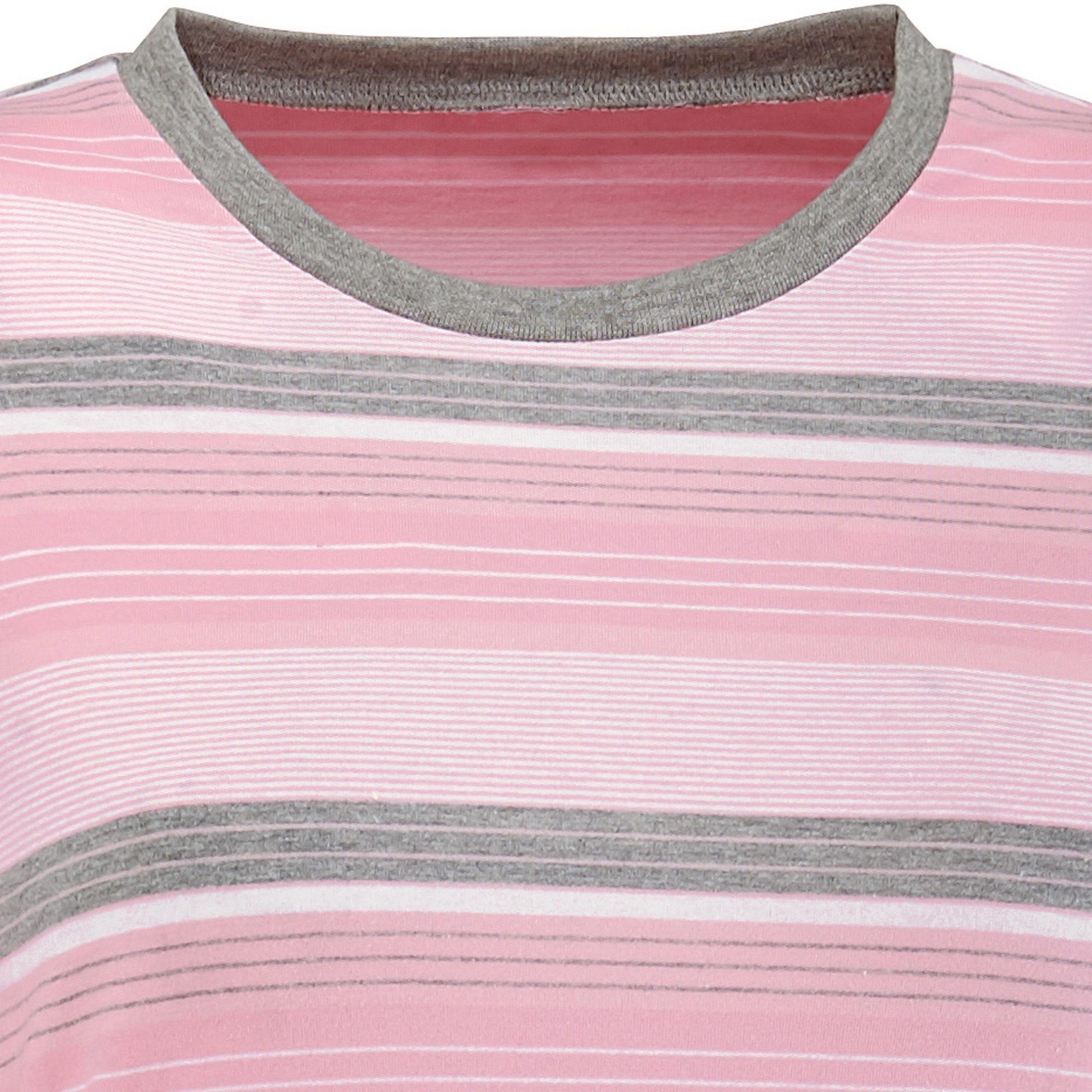 REDBEST Pyjama Damen-Schlafanzug Single-Jersey Streifen – Bild 4 von 5