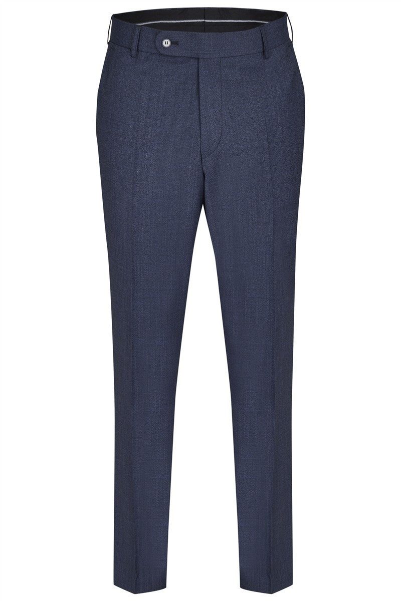 Atelier Torino Anzughose Atelier-Torino MIX&MATCH Herren Anzug-Hose Modern-Fit Dunkelblau