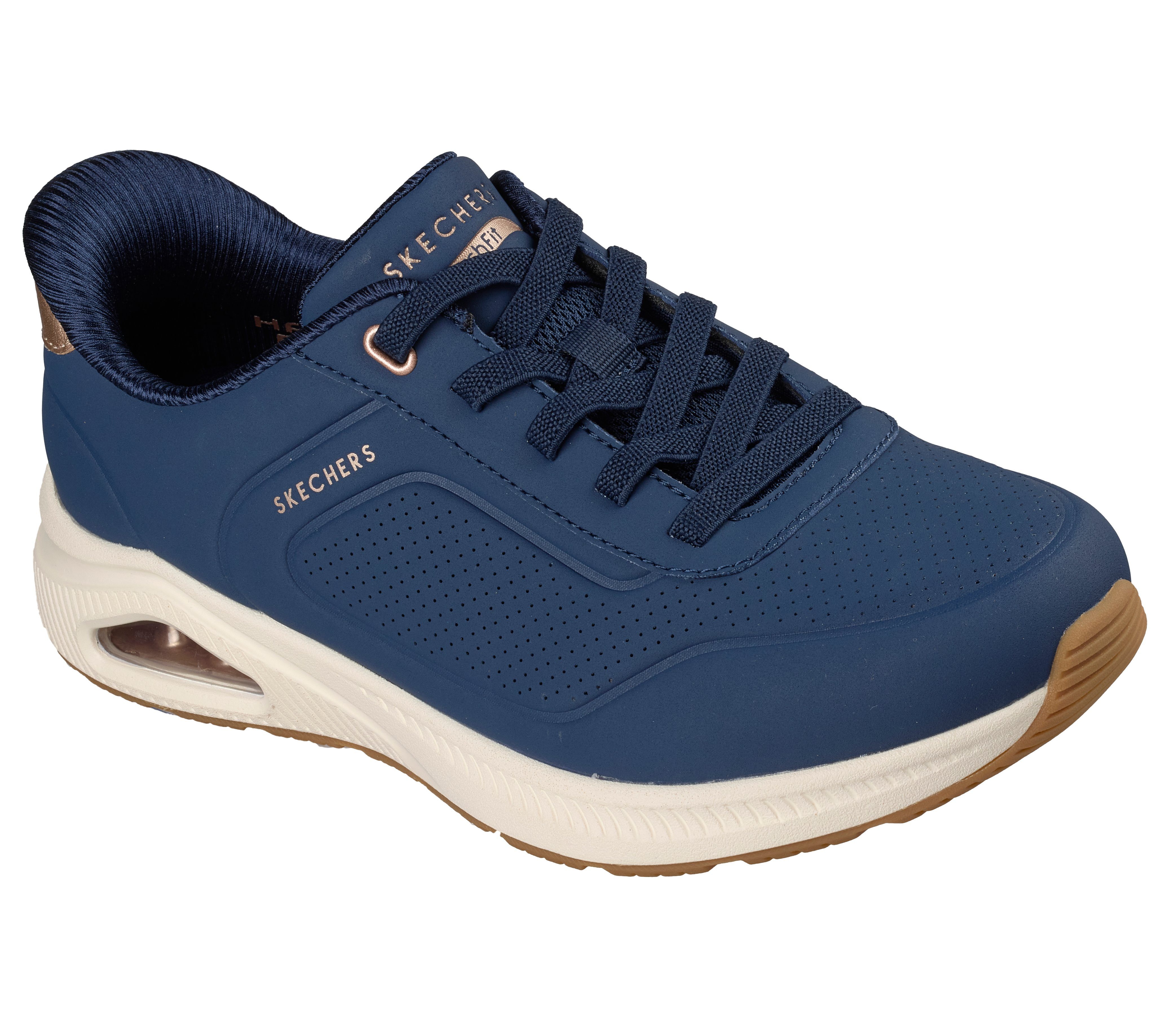 Skechers ARCH FIT UNO Slip-On Sneaker Schlupfschuh, Halbschuh, Freizeitschuh mit Slip ins – Bild 3 von 5