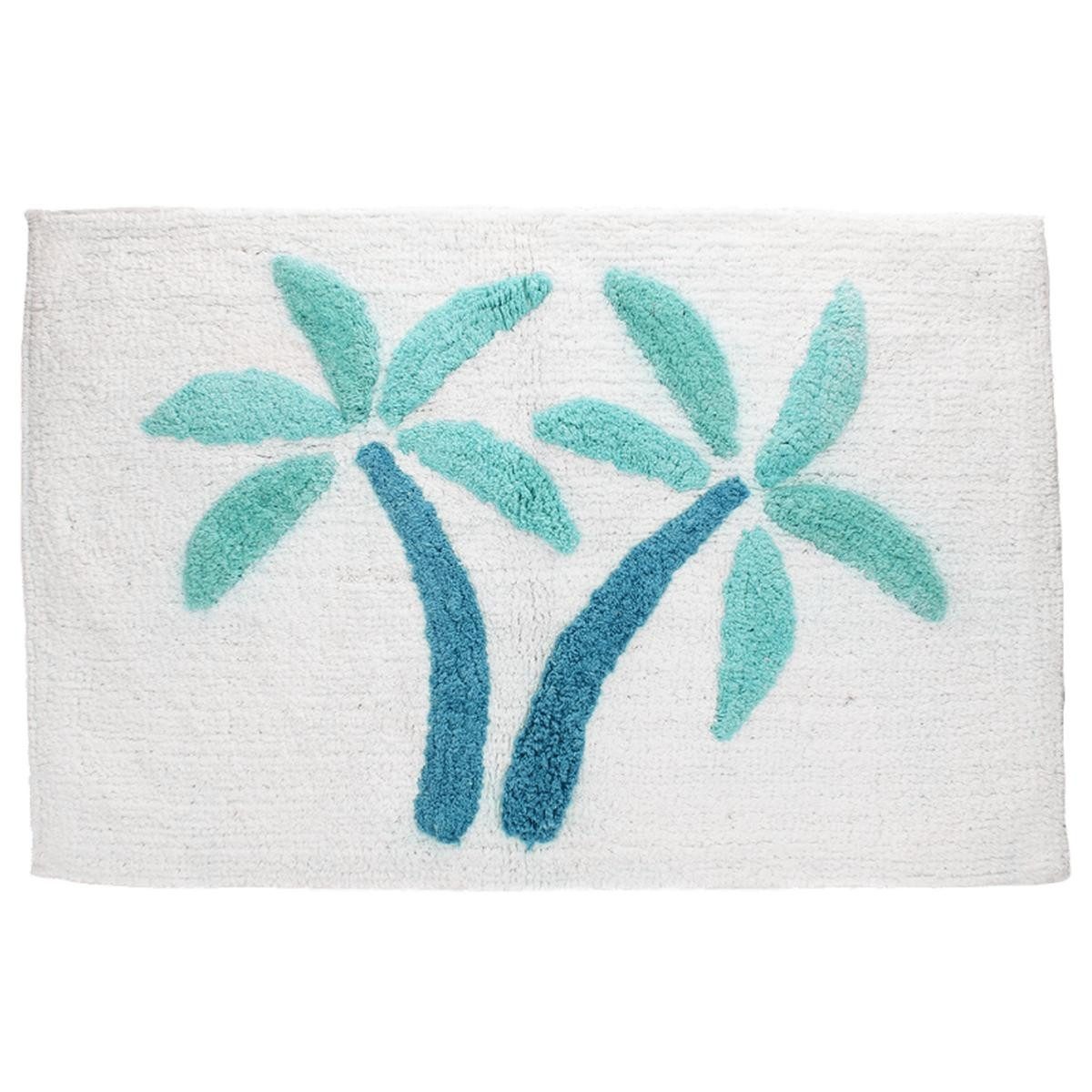 Rex London Badematte Badmatte 80x50cm buntes Motiv Badvorleger, Baumwolle