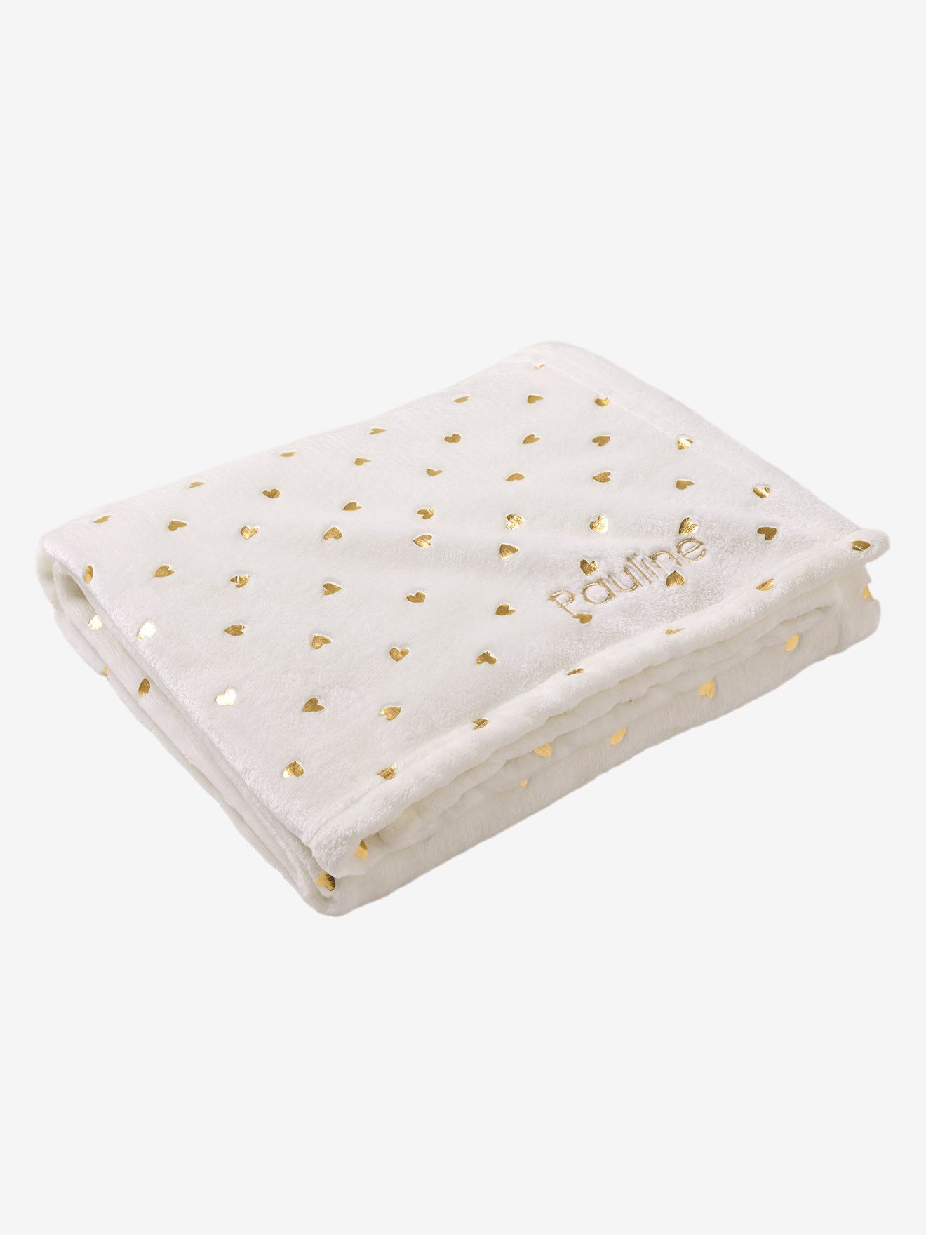 Babydecke Babydecke mit Goldherzen, vertbaudet günstig online kaufen