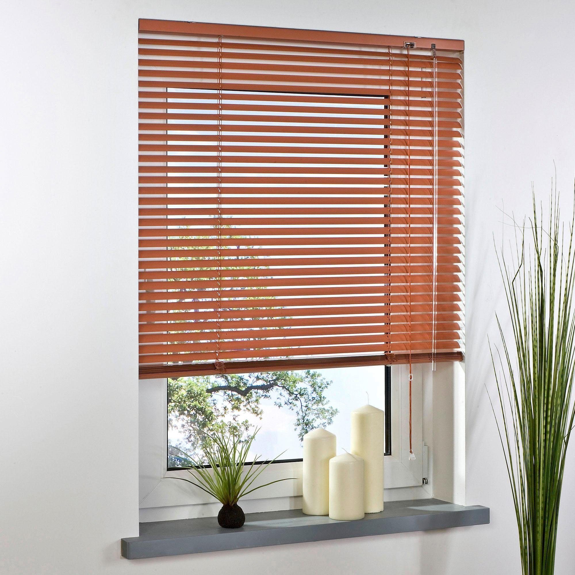 Liedeco Jalousie Aluminium-Jalousie, mit Bohren, freihängend, Aluminium günstig online kaufen