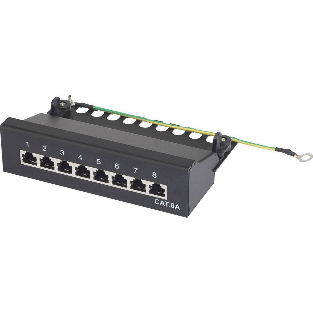 8 Port Patchbox CAT 6A Netzwerk-Patch-Panel