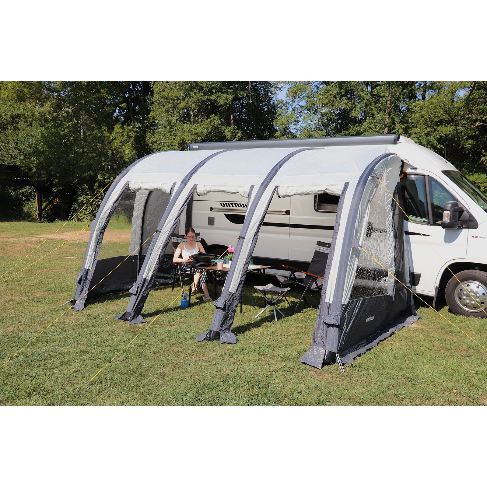 Vorzelt Vorzelt aufblasbar Camping Seitenzelt Wohnwagen