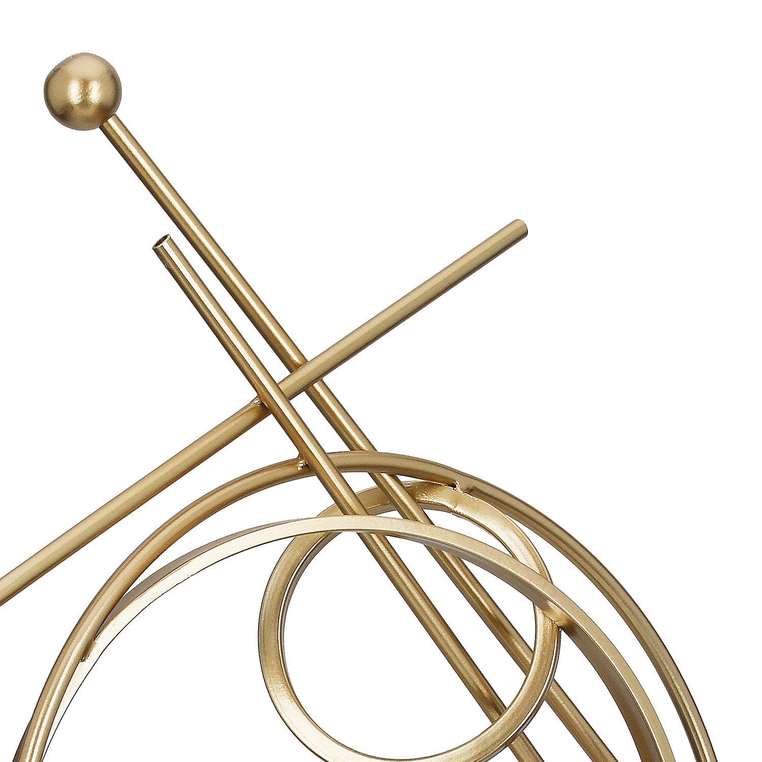 Casablanca by Gilde Dekoobjekt Skulptur Abstracto goldfarben H. 45,5 cm (1 St)