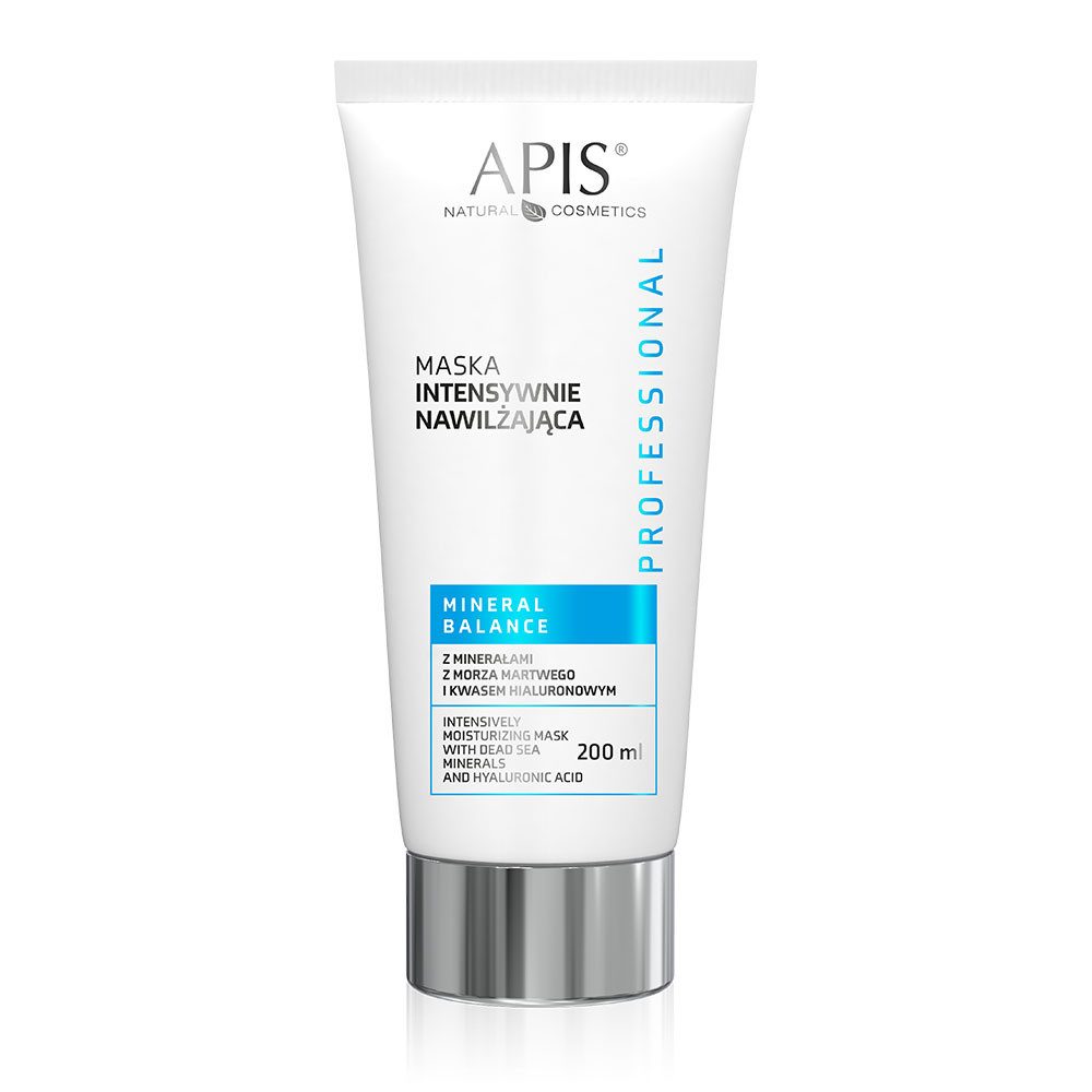 Apis Natural Cosmetics Gesichtsmaske APIS HYDRO BALANCE, Feuchtigkeitsspendende Creme-Maske, 200 ml