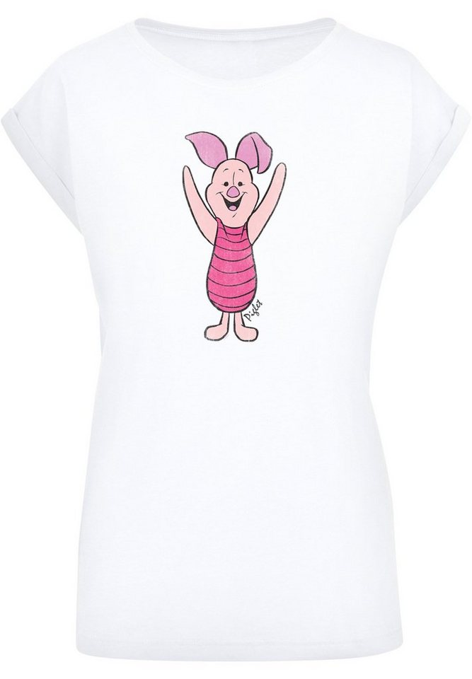 F4NT4STIC T-Shirt Winnie Puuh Ferkel Piglet Classic Print