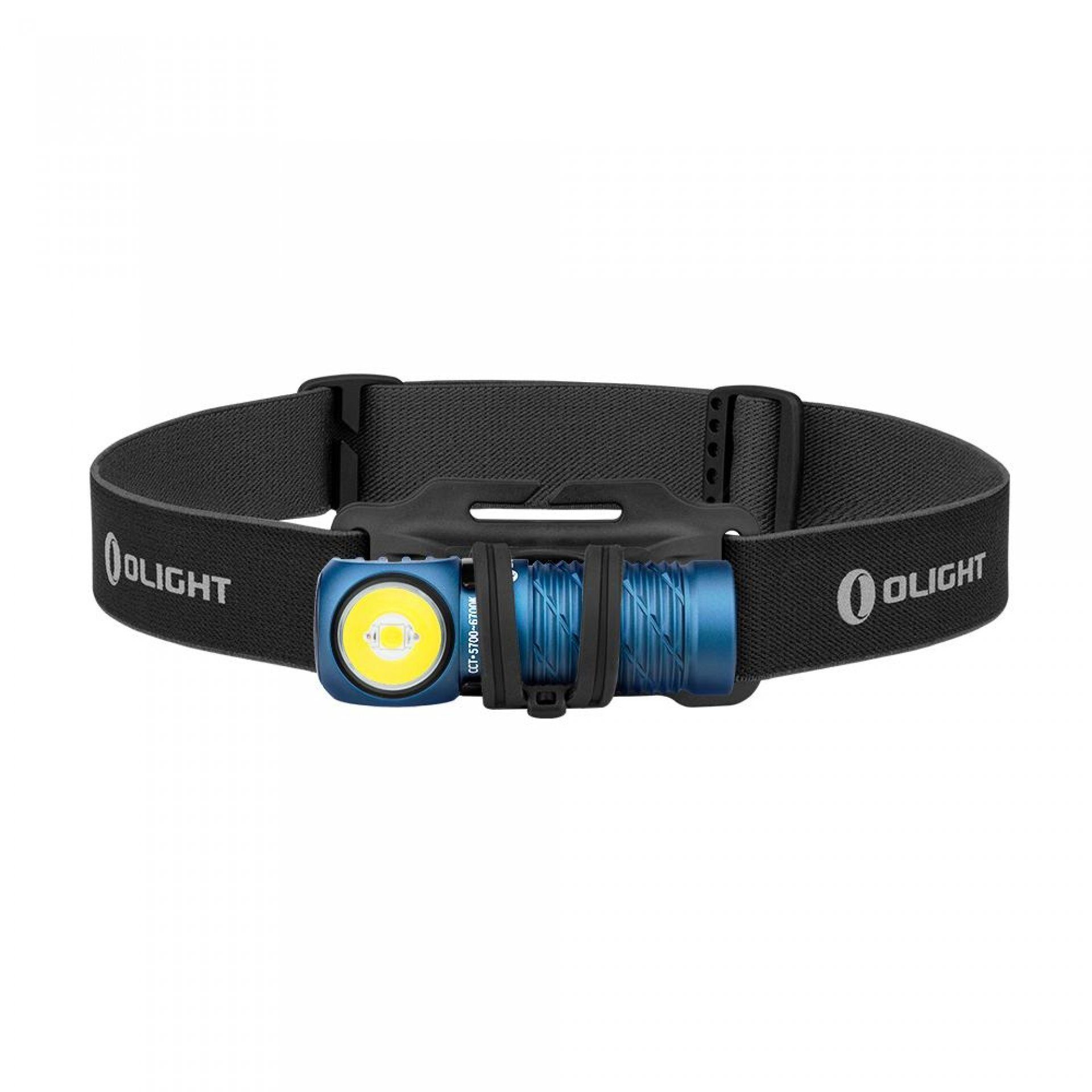 OLIGHT LED Taschenlampe Olight Perun 2 Mini Multifunktionslampe, für Nachtläufe, Campen und Wandern, IPX8 Midnight blue