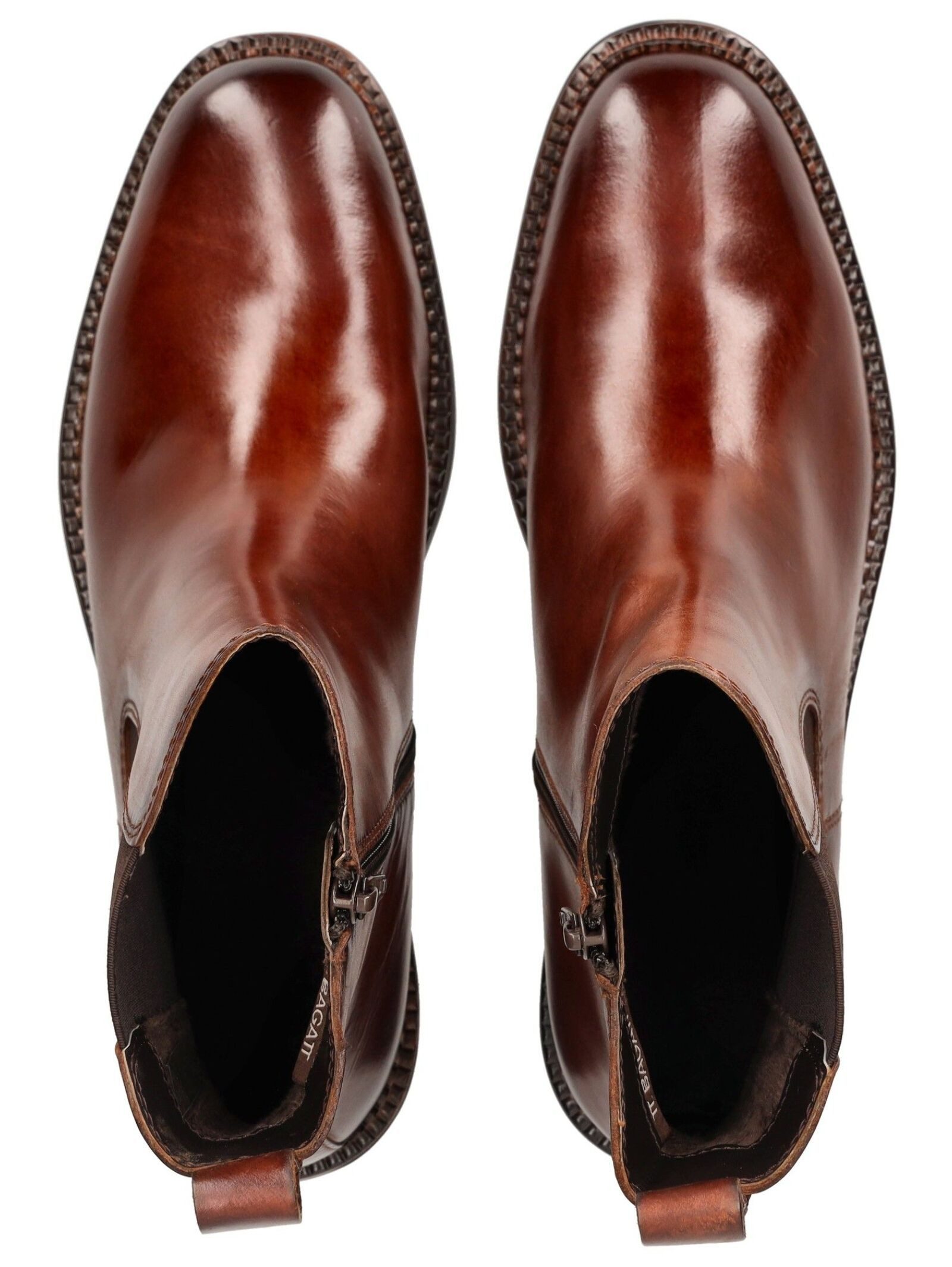 BAGATT Stiefelette Leder/Textil . Stiefelette (1-tlg)
