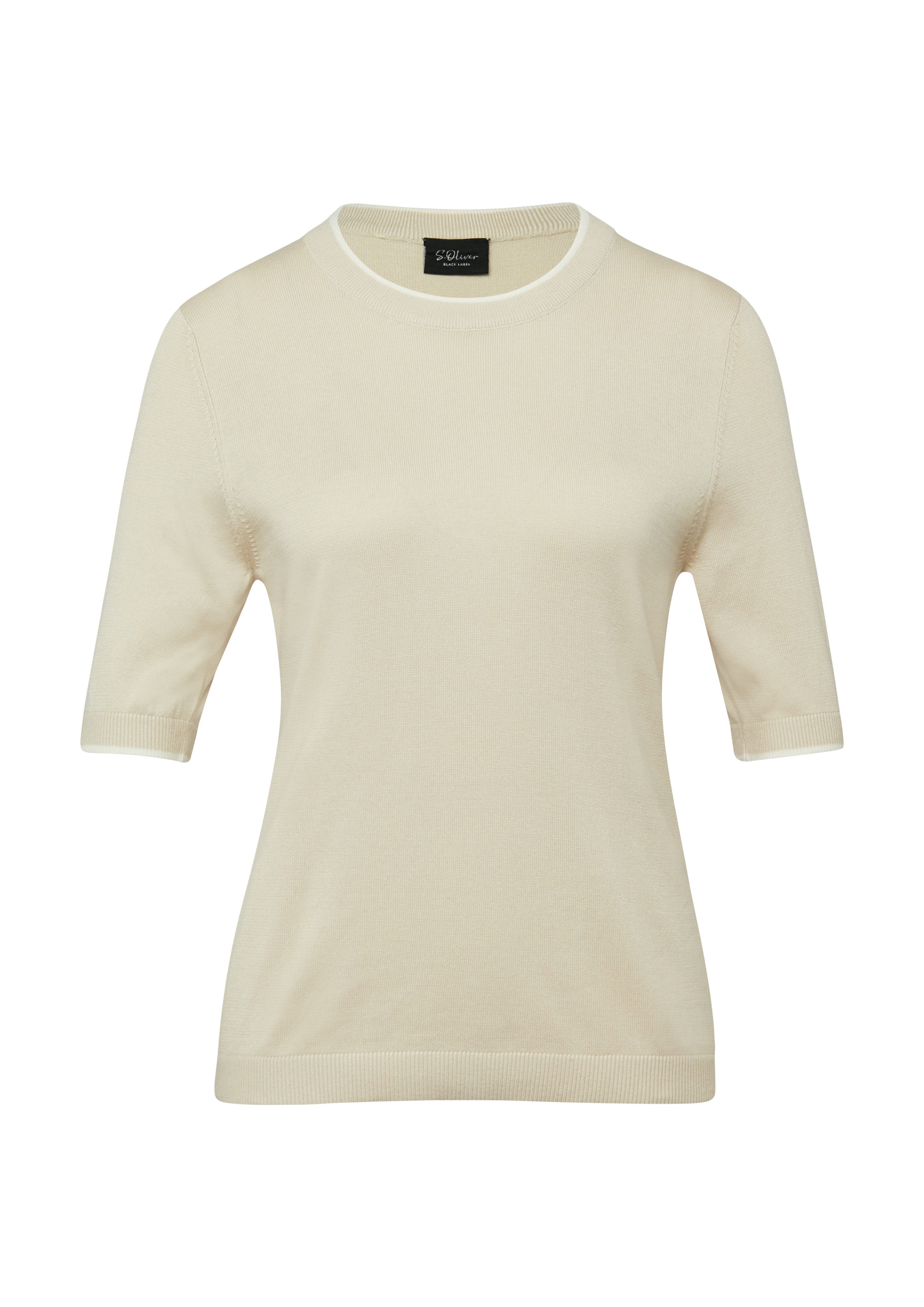 Kurzarmpullover Strickpullover