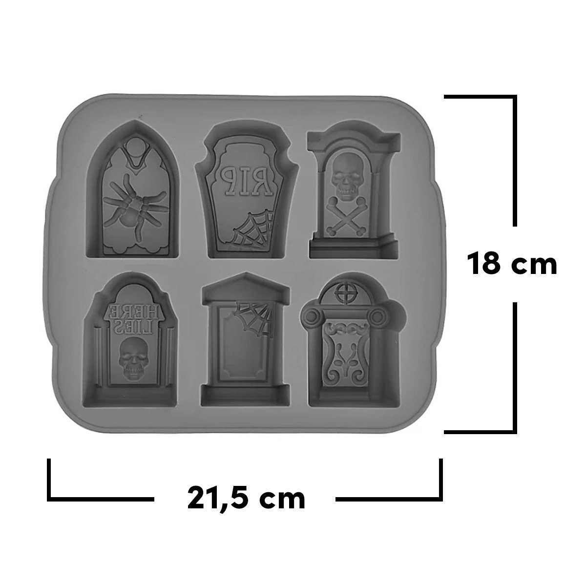 Metamorph Backform Grabstein Silikon Backform - Halloween Mini Cake, Halloween Mini Cake