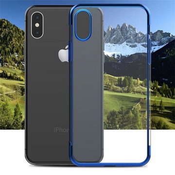 CoolGadget Handyhülle Slim Case Farbrand für Apple iPhone XS Max 6,5 Zoll, Hülle Silikon Cover für iPhone XS Max Schutzhülle