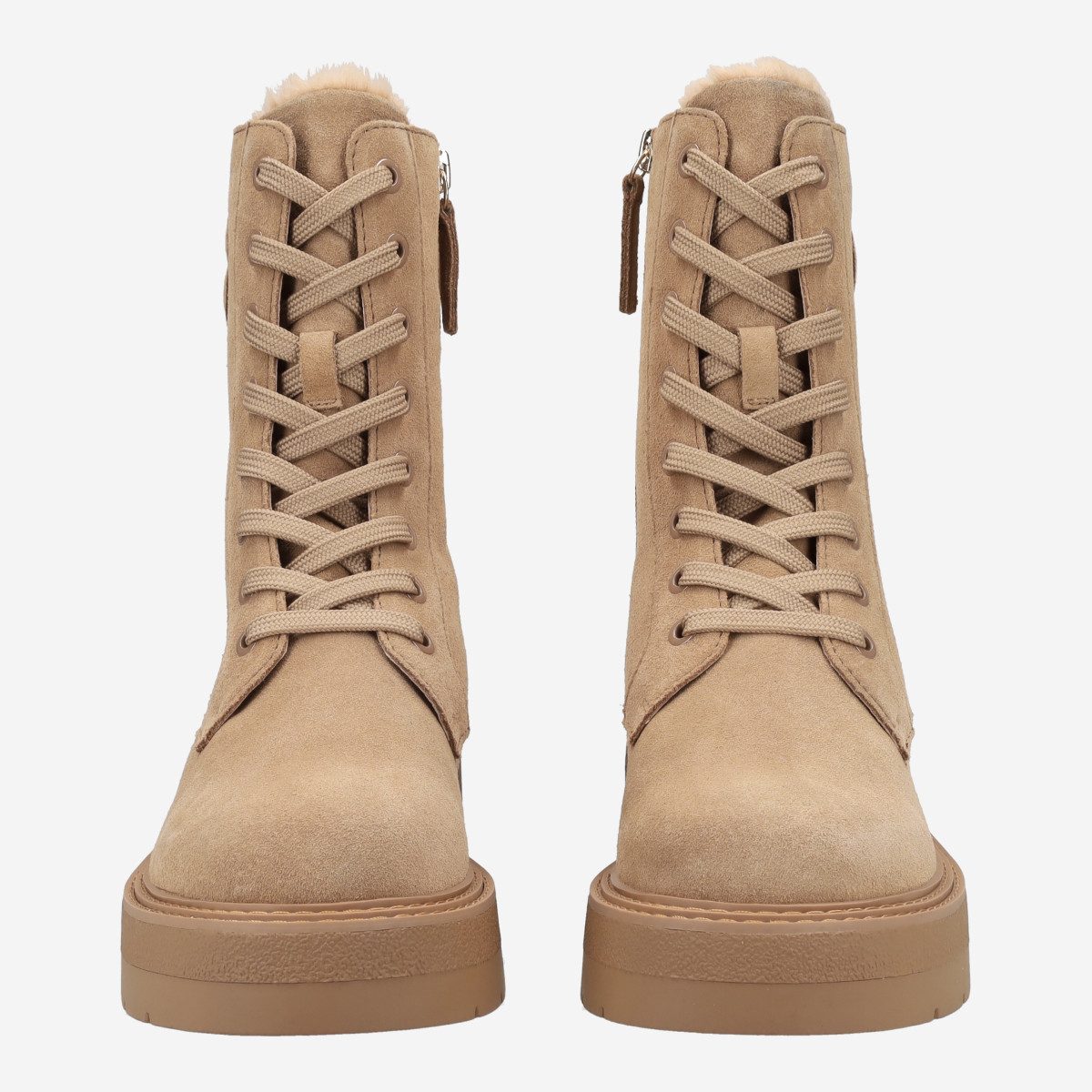 BOSS Boss Rebby_LUBootie, Boots, Warmfutter, Beige, Damen Stiefel günstig online kaufen