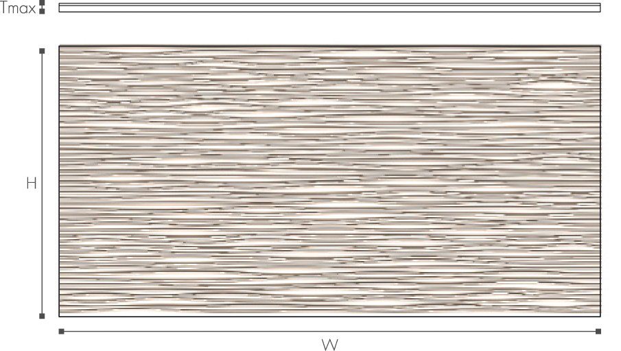 Decoflair 3D Wandpaneel 38x76 cm, (Set, BxL: 3-tlg) (Spar-Set, "Sahara", 3-tlg)