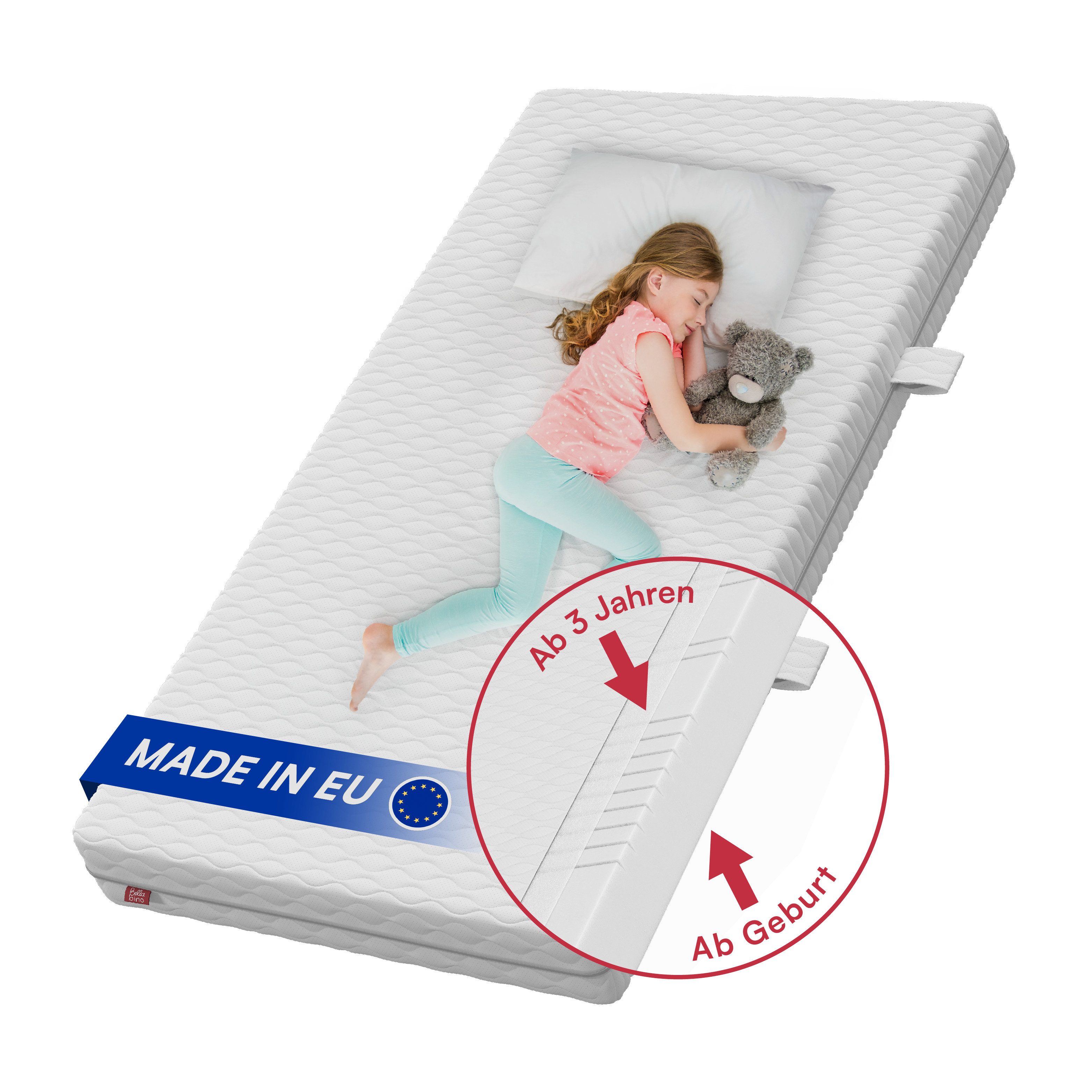 Kindermatratze Twist, Bellabino, 15 cm hoch, günstig online kaufen
