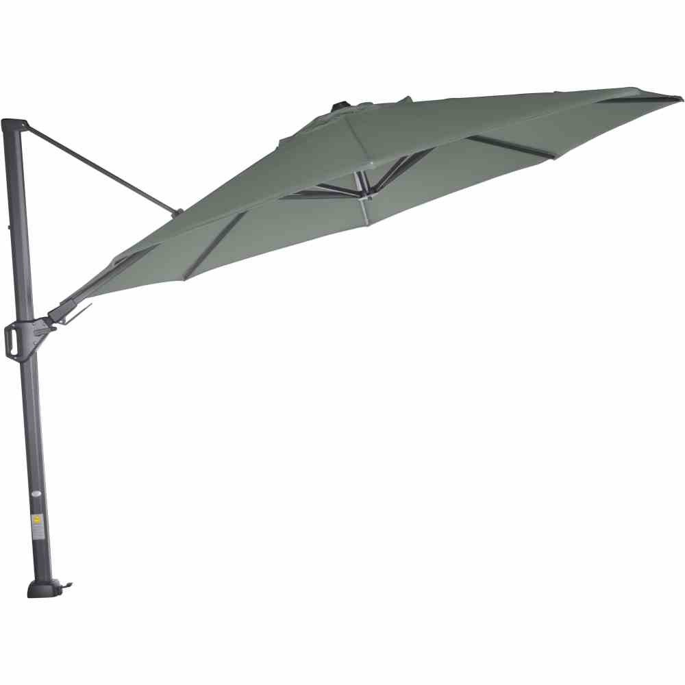 Gartentrends Ampelschirm SUNSET N+, in olive, Aluminium - 252x350cm (HxD)