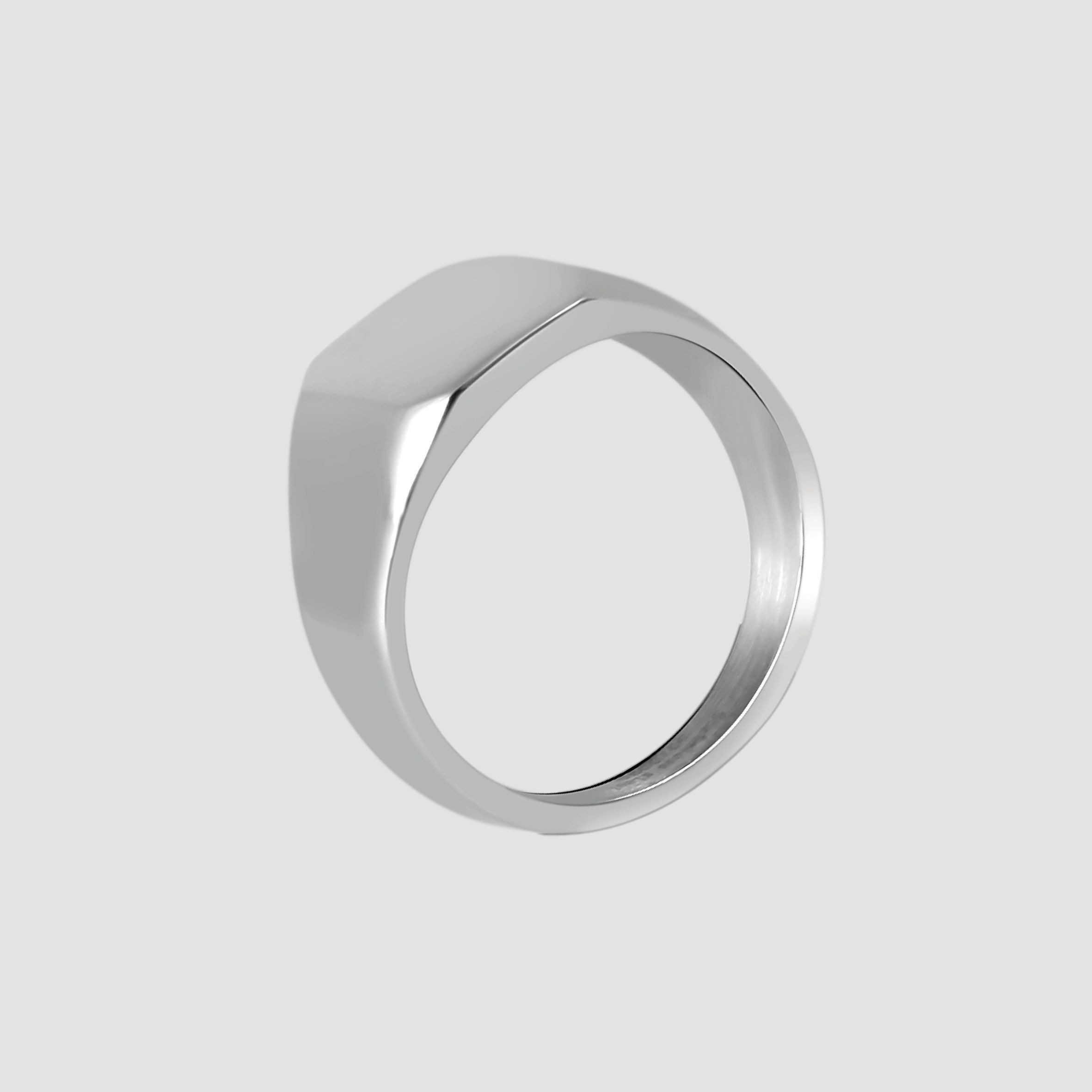 Fingerring Unisex Ring aus Edelstahl