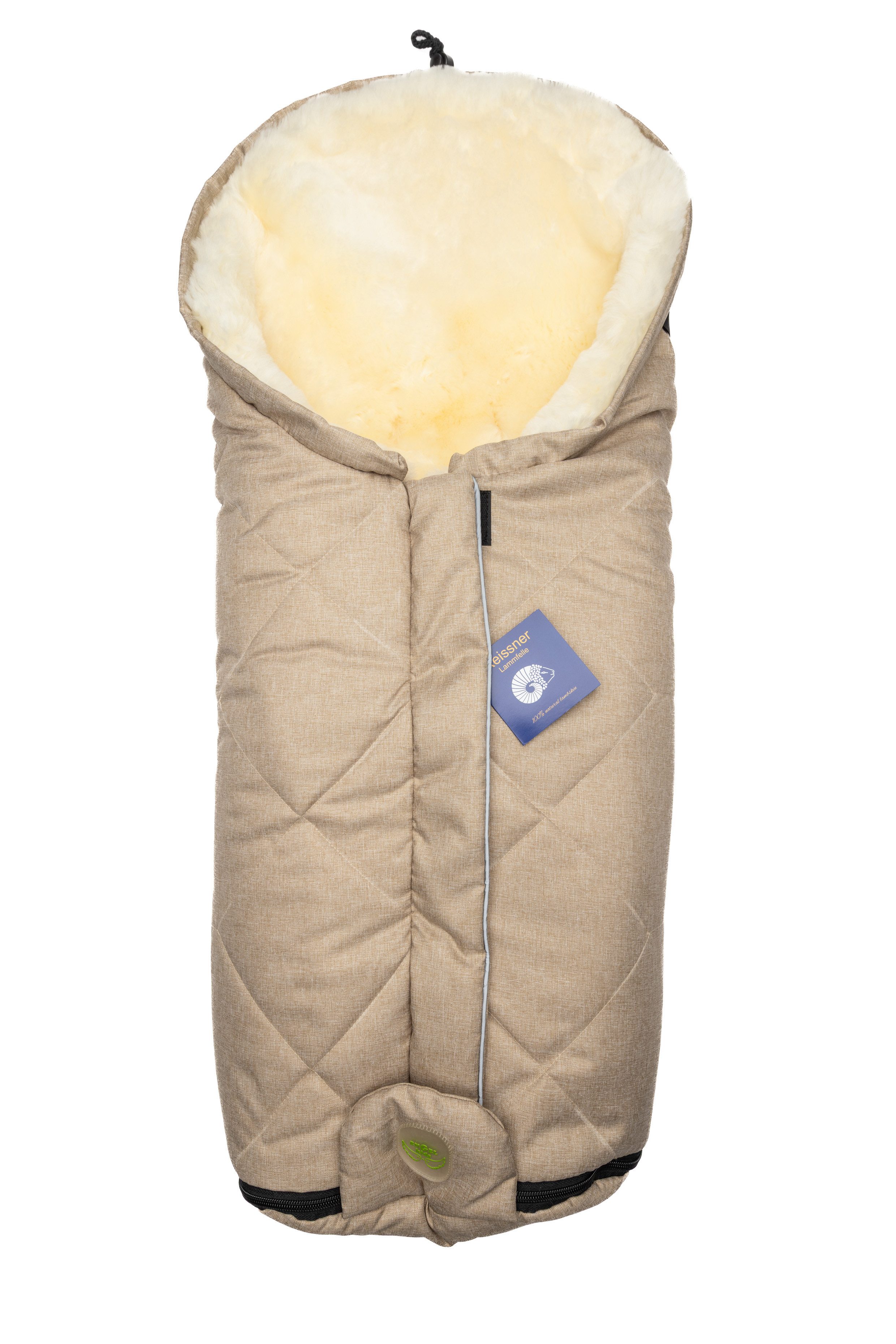 Reissner Lammfelle Fußsack Lammfell Fußsack ESKIMO für Kinderwagen und Buggy