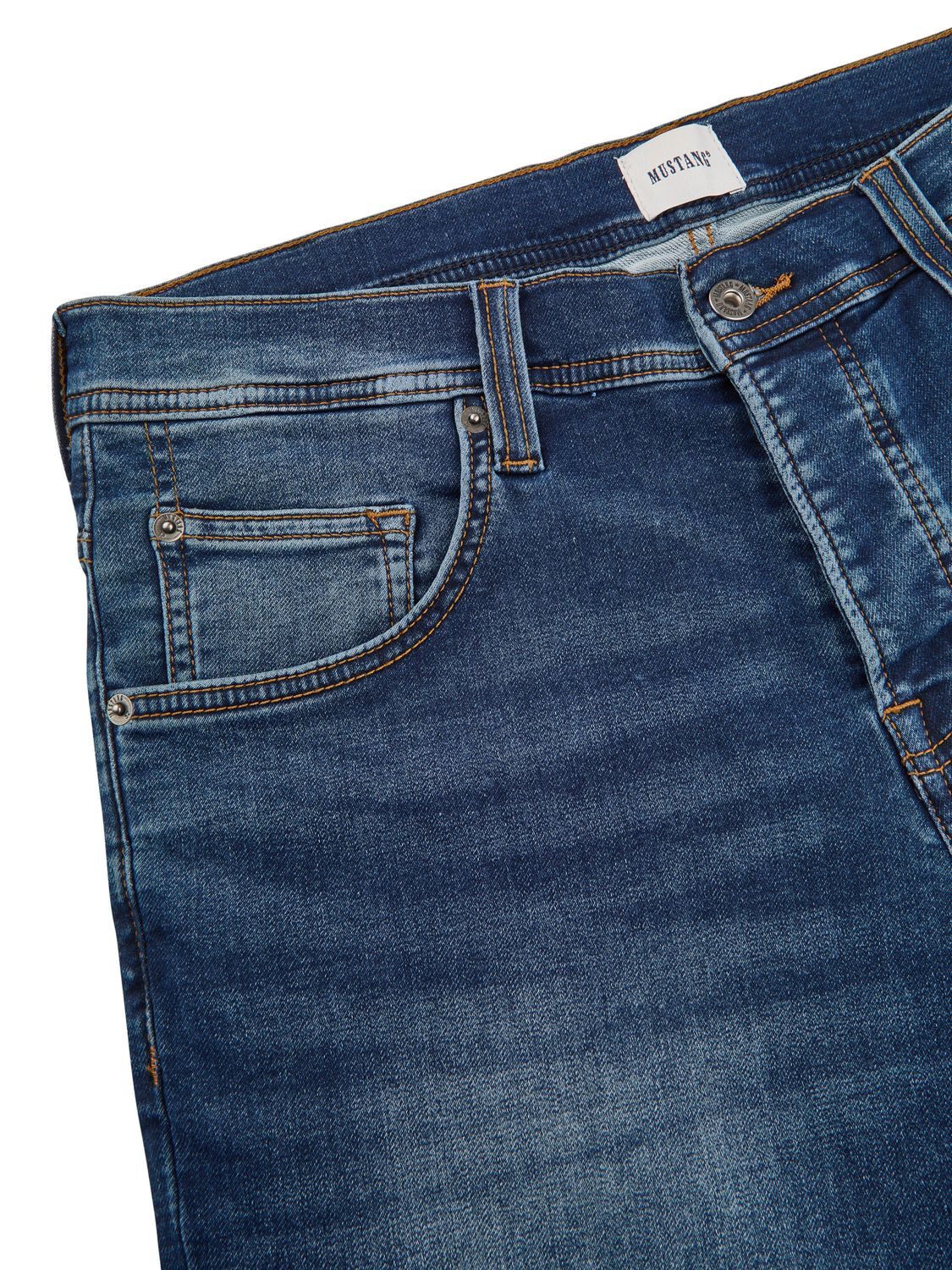 MUSTANG Jeansshorts Herren Shorts Chicago Real X Regular Fit Bermudashorts mit Stretch