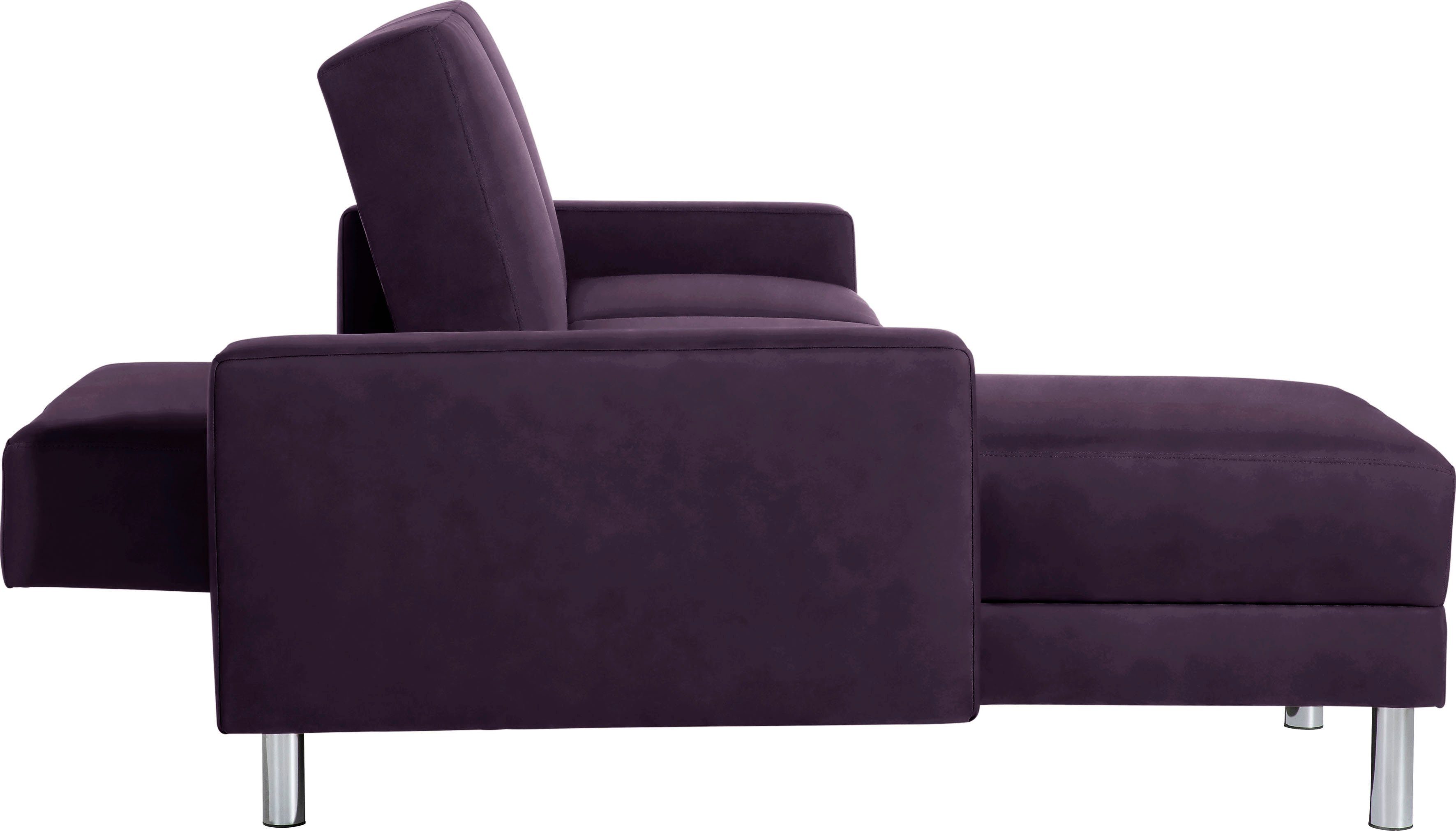 Schlafsofa Rückenverstellung, Stauraumhocker mit Winzer® inklusive Just Max Fresh,