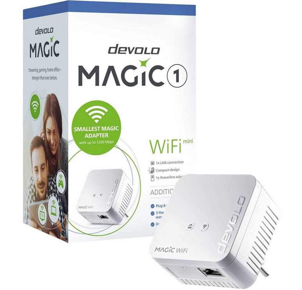 DEVOLO Powerline WLAN Erweiterungsadapter 8559 Reichweitenverstärker