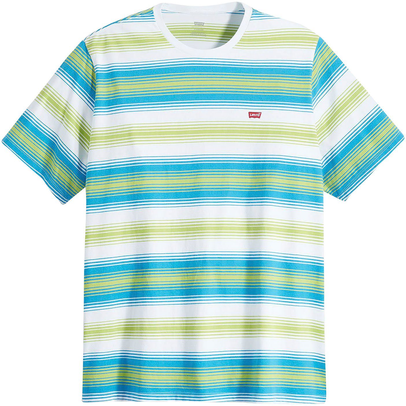 Levi's® Plus Rundhalsshirt BIG ORIGINAL multi HM color Ringel-Dessin im TEE