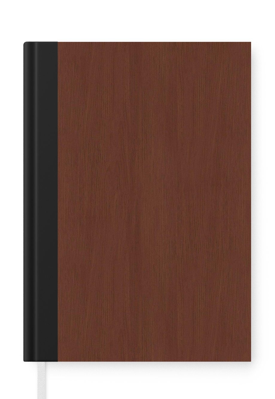 MuchoWow Notizbuch Holz - Regal - Abstrakt - Muster, Journal, Merkzettel, Tagebuch, Notizheft, A5, 98 Seiten, Haushaltsbuch