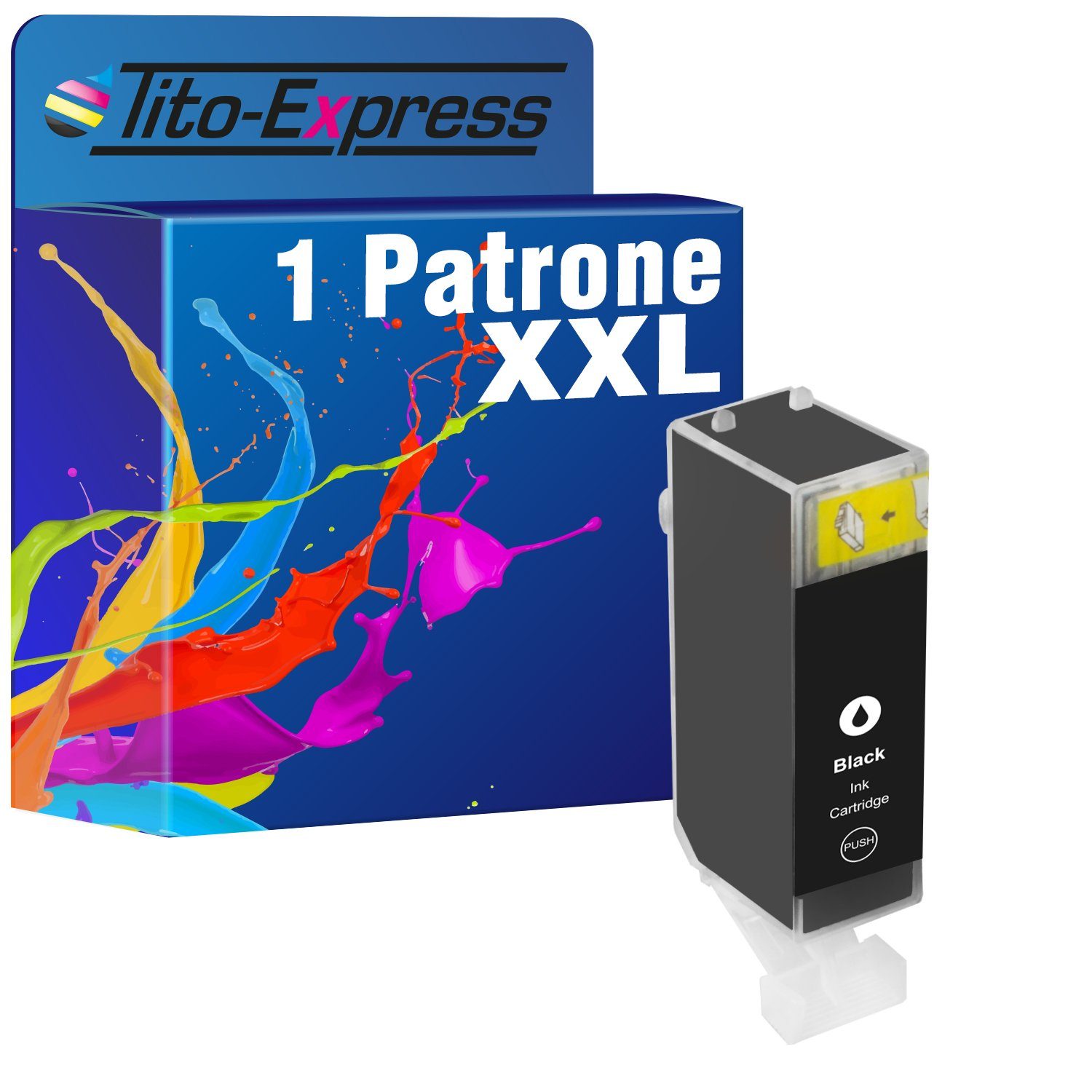 Tito-Express ersetzt Canon PGI-520 PGI 520 PGI520 Canon CLI-520 XL Black Tintenpatrone (für Pixma IP3600 IP4600 IP4700 MP540 MP560 MP620 MP640 MX860 MX870)