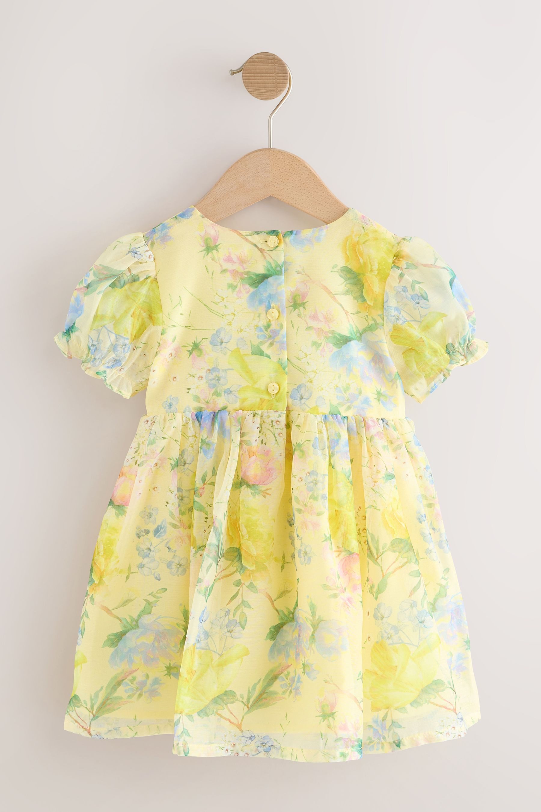 Next Partykleid Kleid mit Ansteckblume (1-tlg)