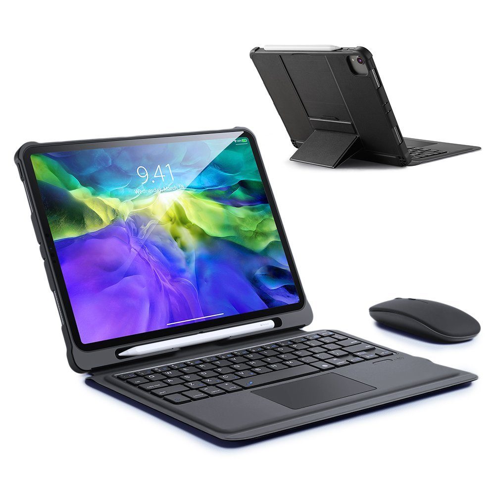 Dux Ducis »Magnetic kabellose Tastatur Tasche Hülle Tastatur Tabletschale  Case Bluetooth Tablet-Hülle kompatibel mit iPad Pro 11" 2020 schwarz« Tablet -Tastatur online kaufen | OTTO