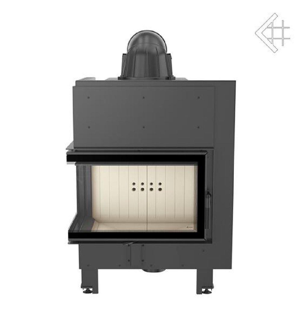 Kratki Kamineinsätze MBM 10 links mit Klapptür, 10 kW