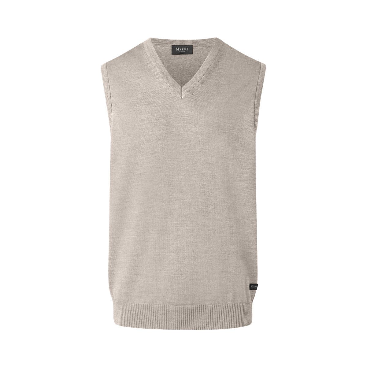 MAERZ Muenchen Pullunder 460000 Herren Feinstrick, Grobstrick, Ärmellos, Wollpullunder, Strickweste