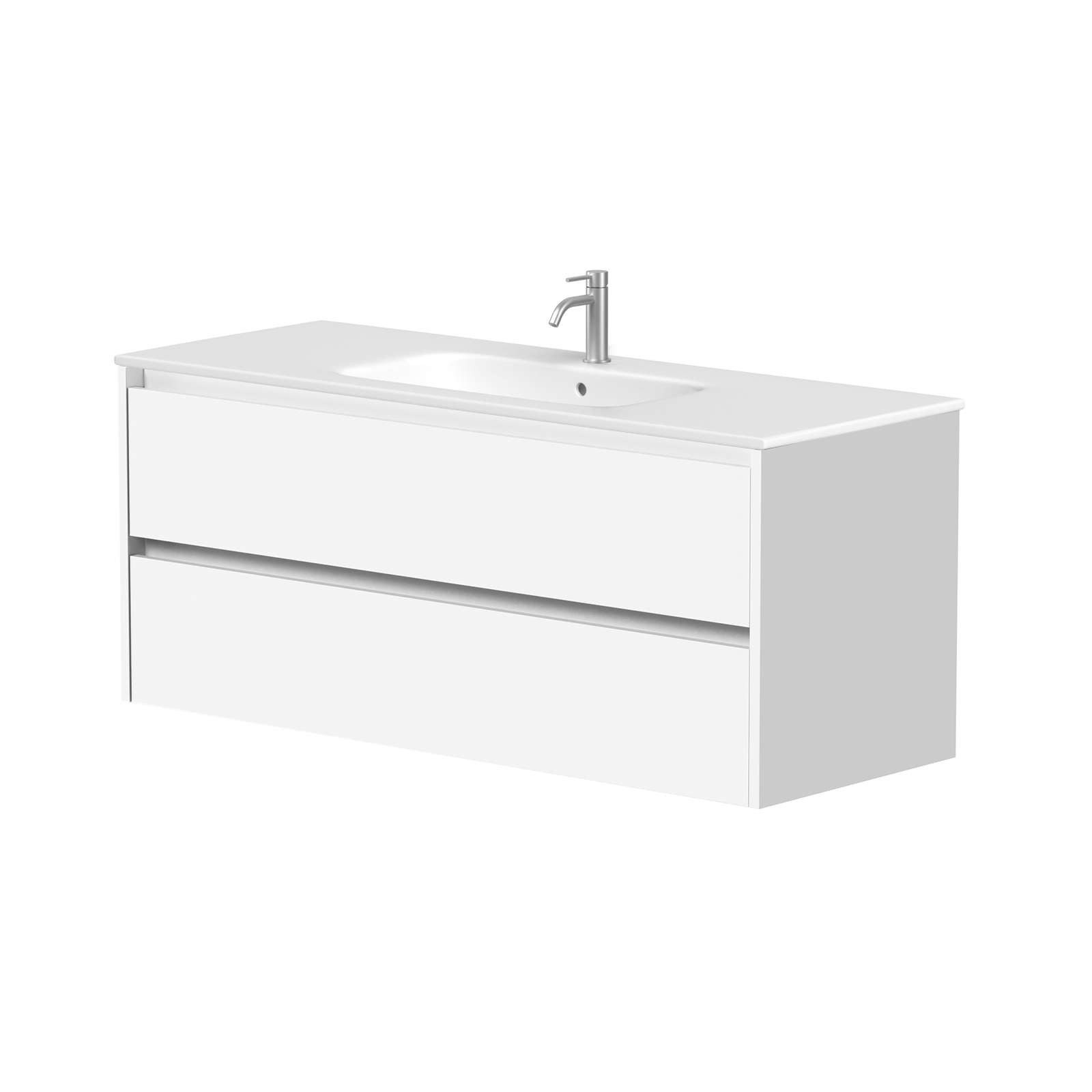 welltime Waschtisch City, Badmöbel, Badkommode, Badschrank, in verschiedenen Breiten (B/T/H: 81,5/46/51,5 cm), mit Soft-Close-Funktion, inklusive Waschbecken, FSC® zertifiziert