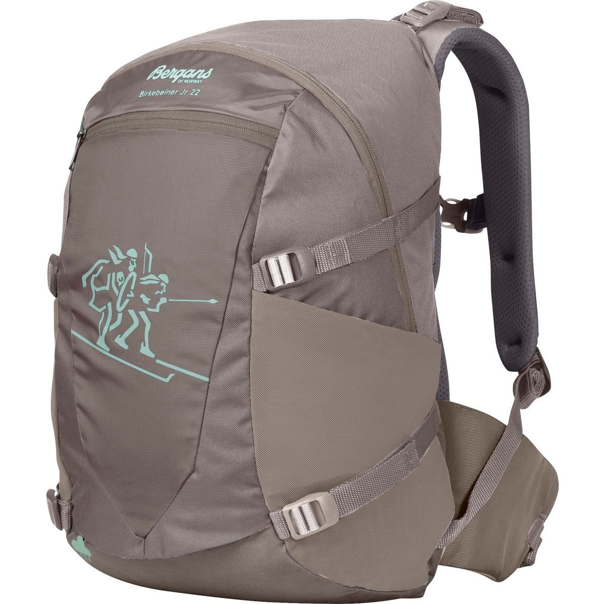 Bergans Wanderrucksack Birkebeiner Jr 22, Leichtgewichtiger Kinder-Rucksack mit anpassbarem Tragesystem, ideal