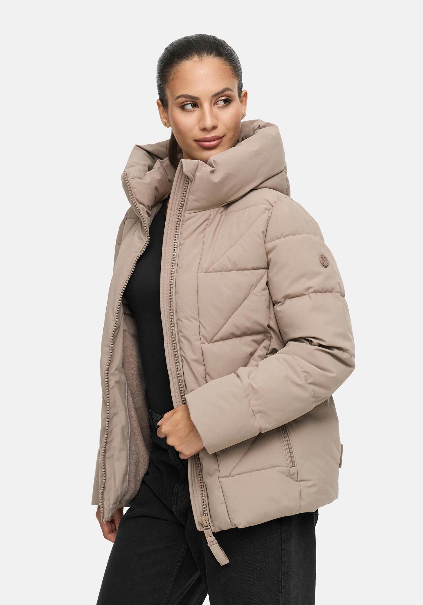 Marikoo Winterjacke Kuschelnasee mit extra hohem günstig online kaufen