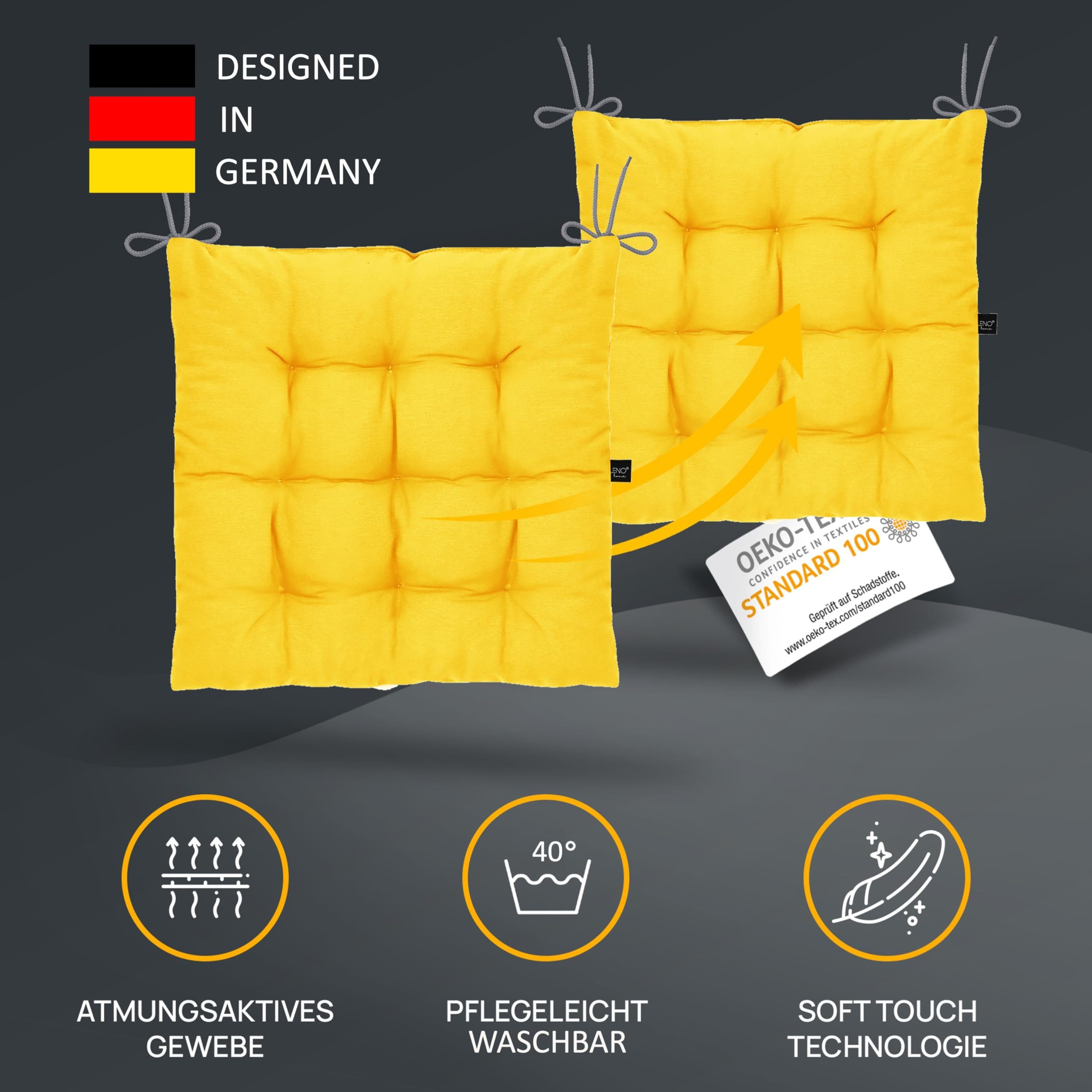 LILENO HOME Stuhlkissen Sitzkissen für Gartenstuhl, günstig online kaufen