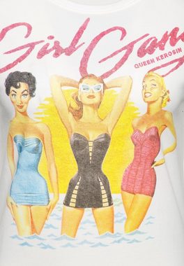 QueenKerosin T-Shirt Summer Girl Gang mit Pin-Up-Motiv