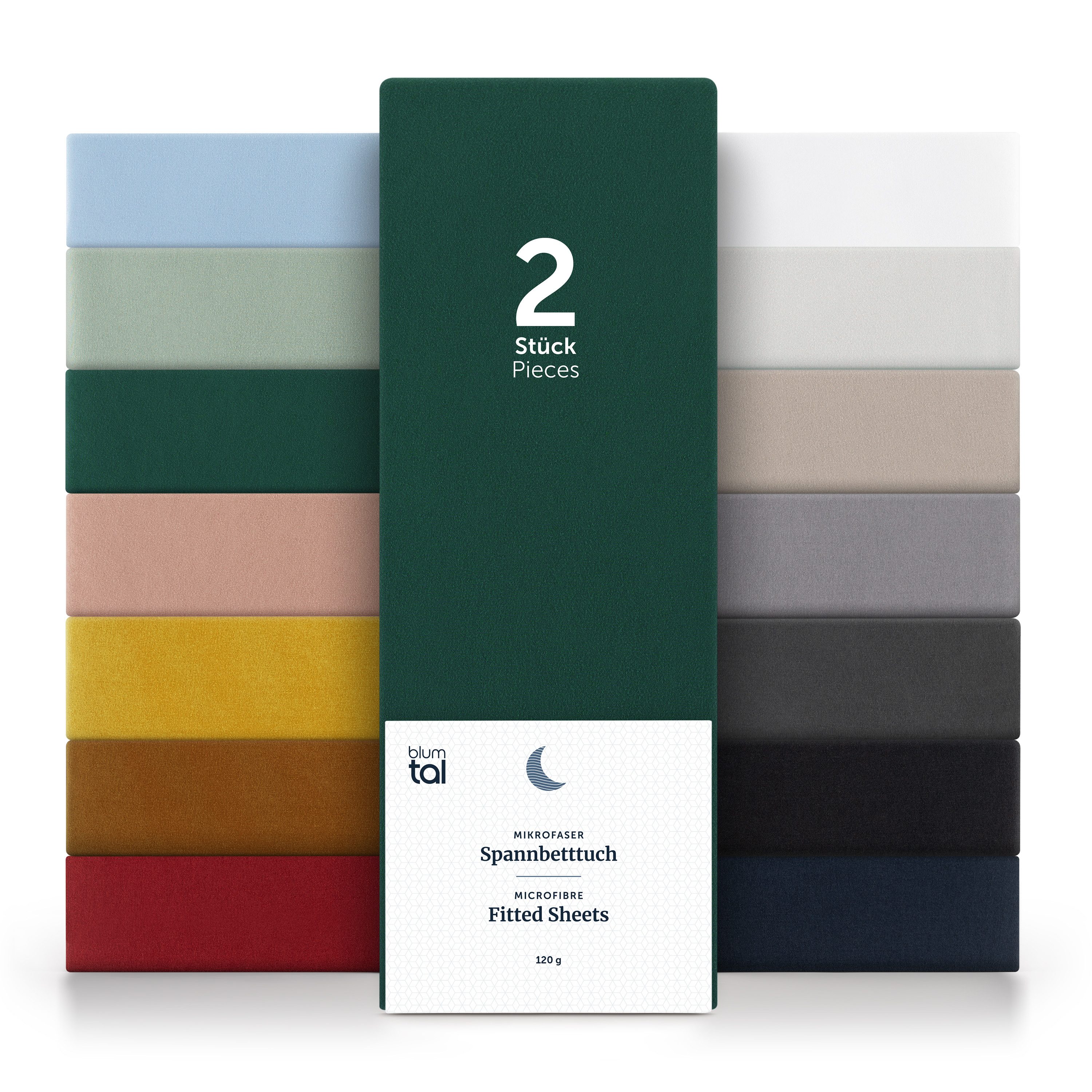 Blumtal Spannbettlaken Premium Microfaser - Oekotex zertifiziertes Bettlake günstig online kaufen