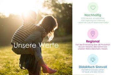 Wissner® aktiv lernen Lernspielzeug Bruchrechenteile rund (71 Teile), Bruchrechnen lernen RE-Plastic®, RE-Plastic®