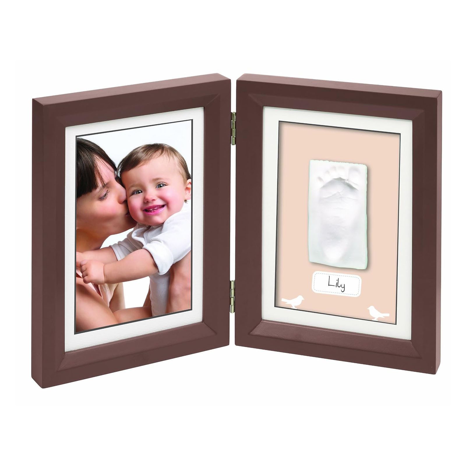 BABY ART Handabdruck-Set Baby Hand & Fuß Gipsabdruck Fußabdruck Handabdruck, Komplettset mit Bilderrahmen