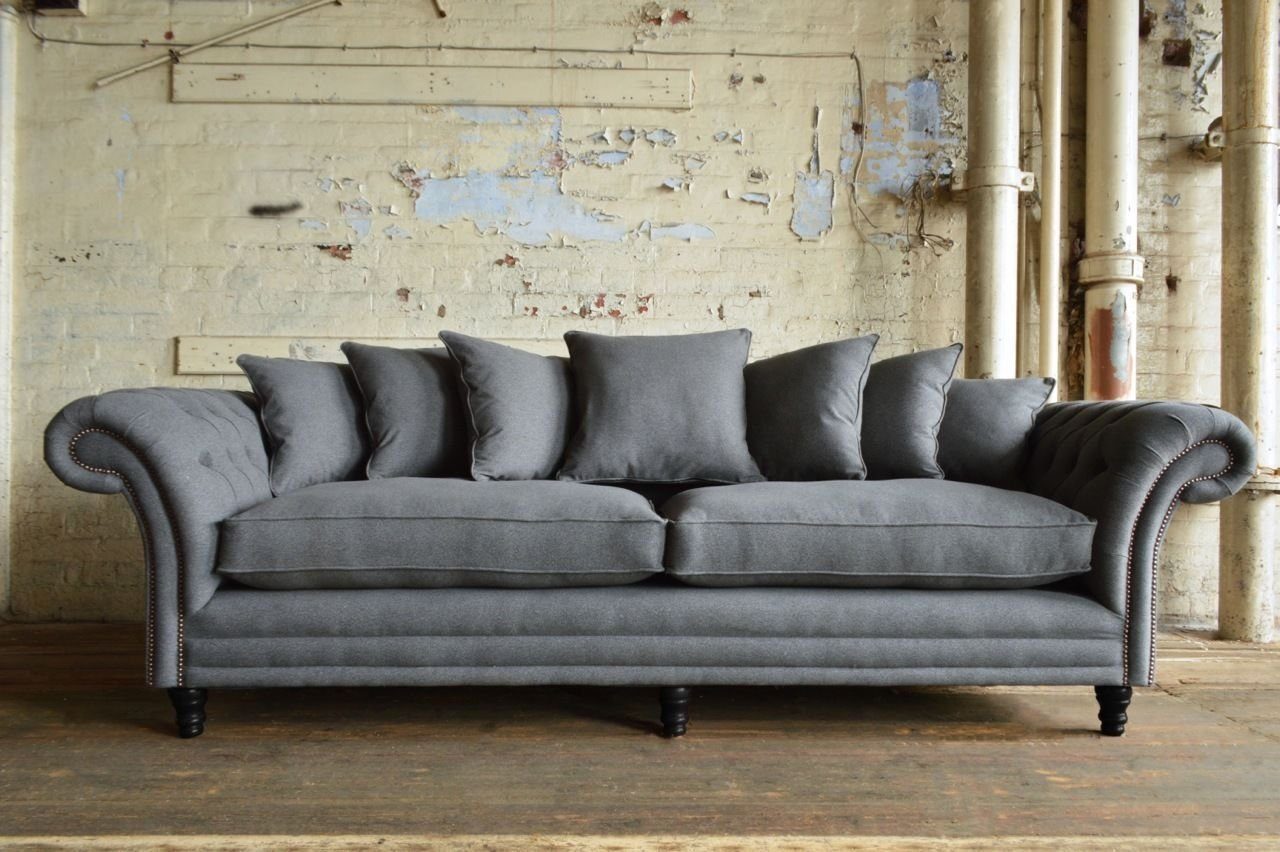 Chesterfield JVmoebel Sofa SITZER Sofas Polster Couchen Designer 3 3-Sitzer